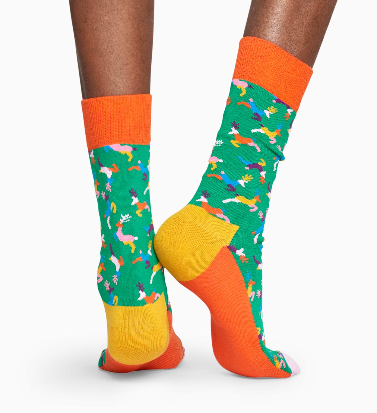 Green socks: Reindeer pattern | Happy Socks