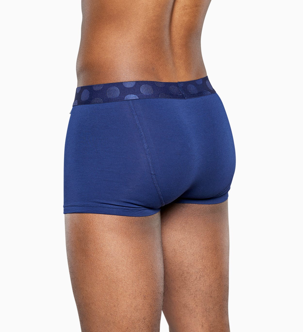 Blue trunk: Solid - Men's Underwear 3pc | Happy Socks