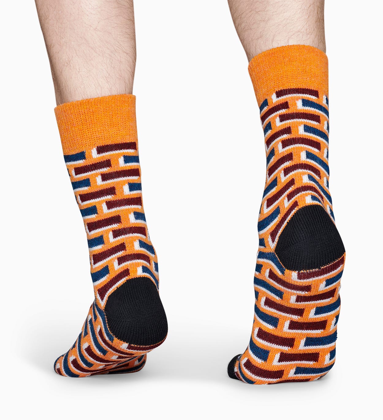 Orange Wollsocken: Ziegel | Happy Socks