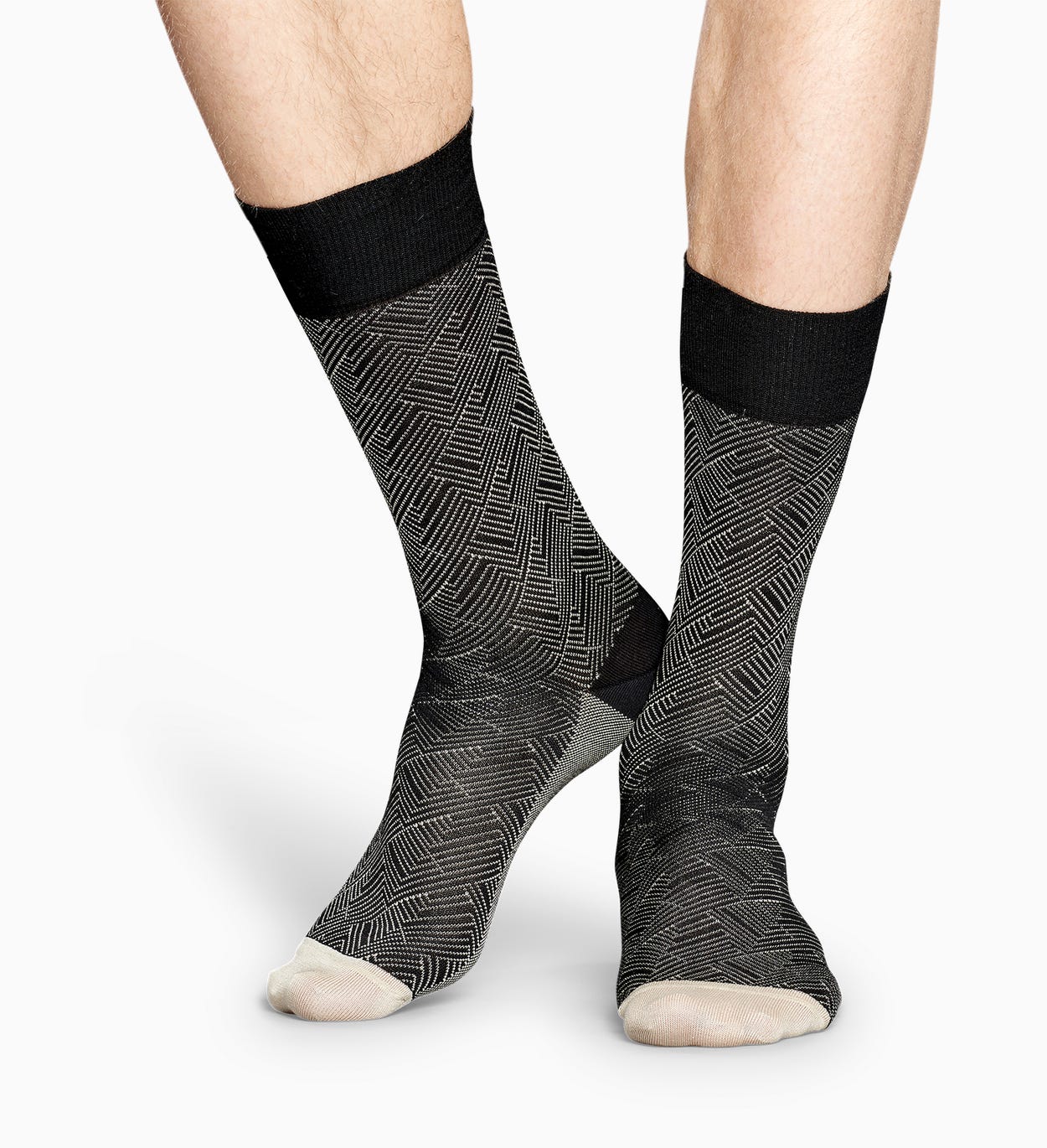 Schwarze Anzugsocken: Circuit - Dressed | Happy Socks