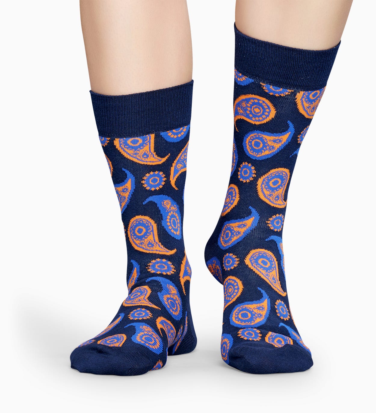 Dunkelblaue Socken: Paisley | Happy Socks