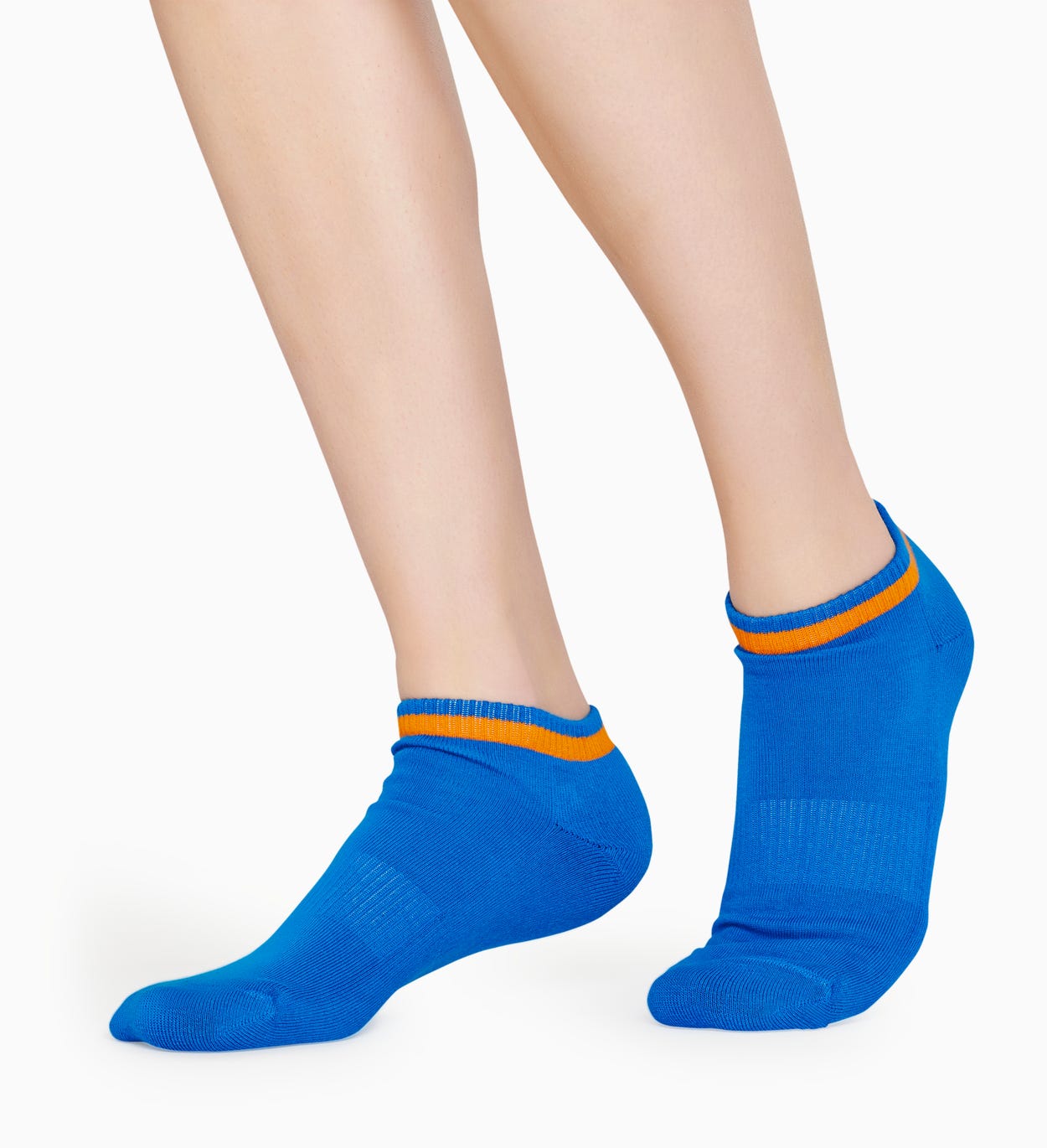 Blaue Sneaker-Socken, 2er Pack: Big Dot - ATHLETIC | Happy Socks