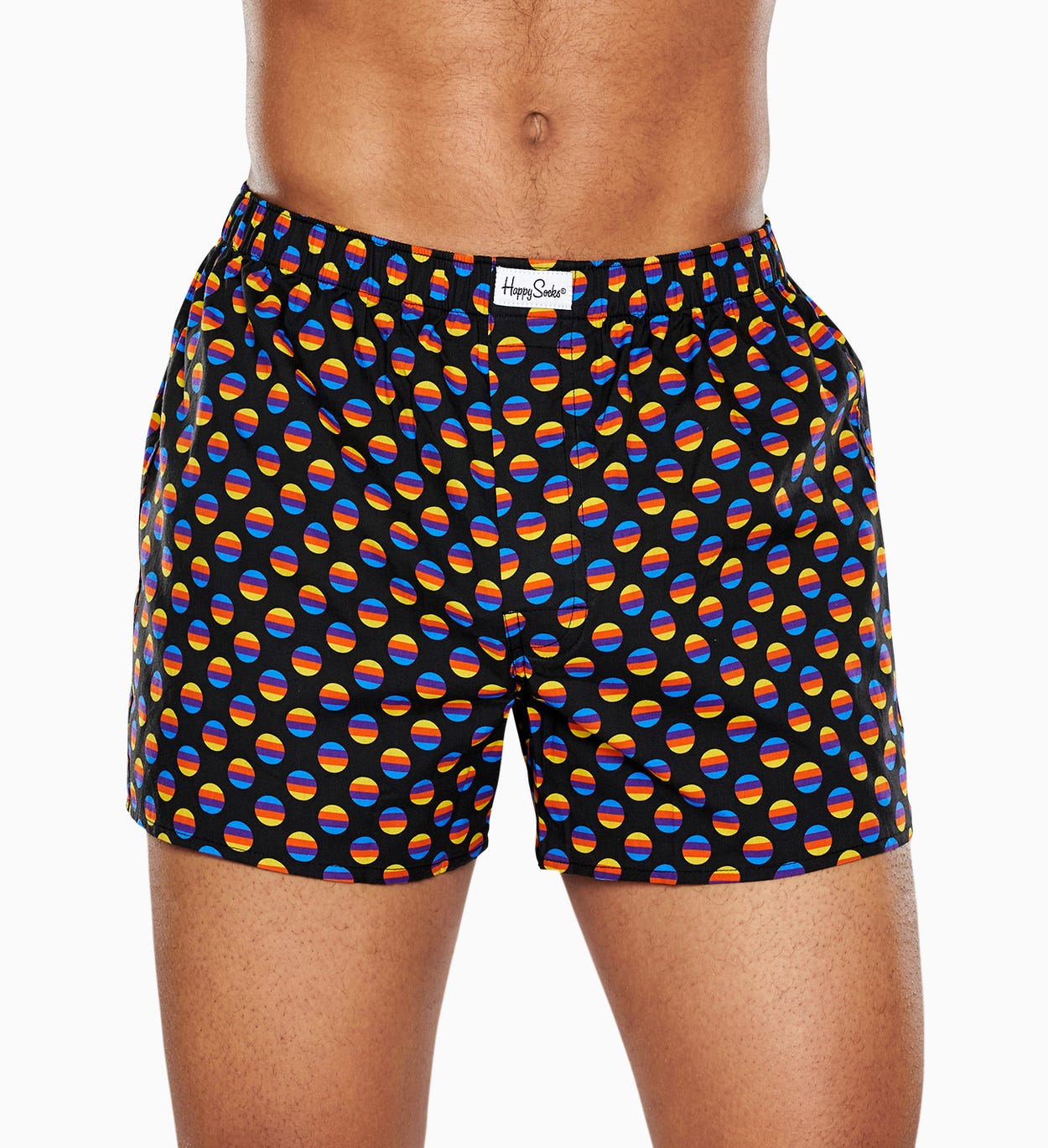 Schwarzer Boxer: Sunrise - Herrenunterwäsche | Happy Socks