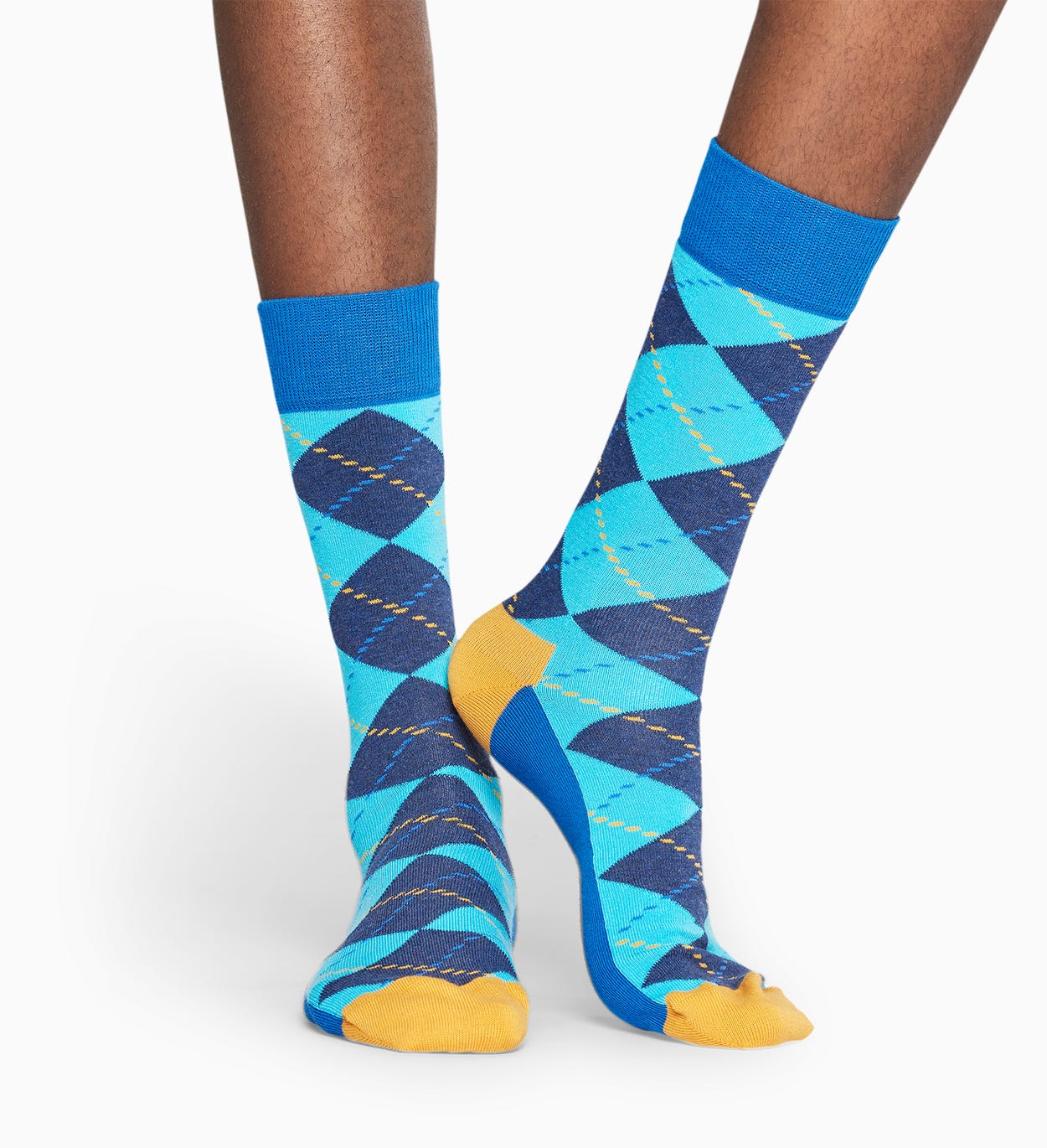 Blue socks: Argyle pattern | Happy Socks