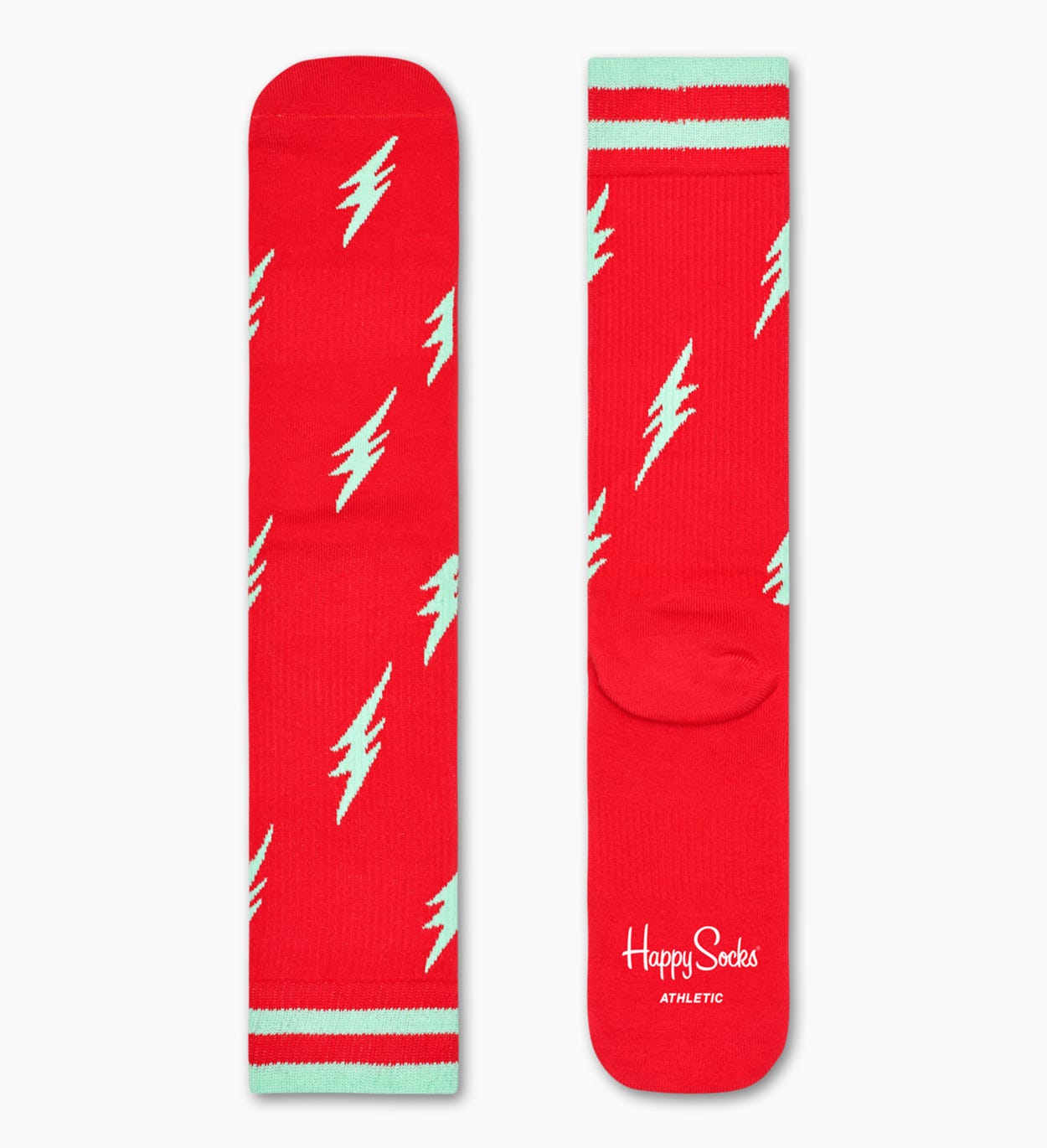 Rote, grüne Socken: Flash - ATHLETIC | Happy Socks