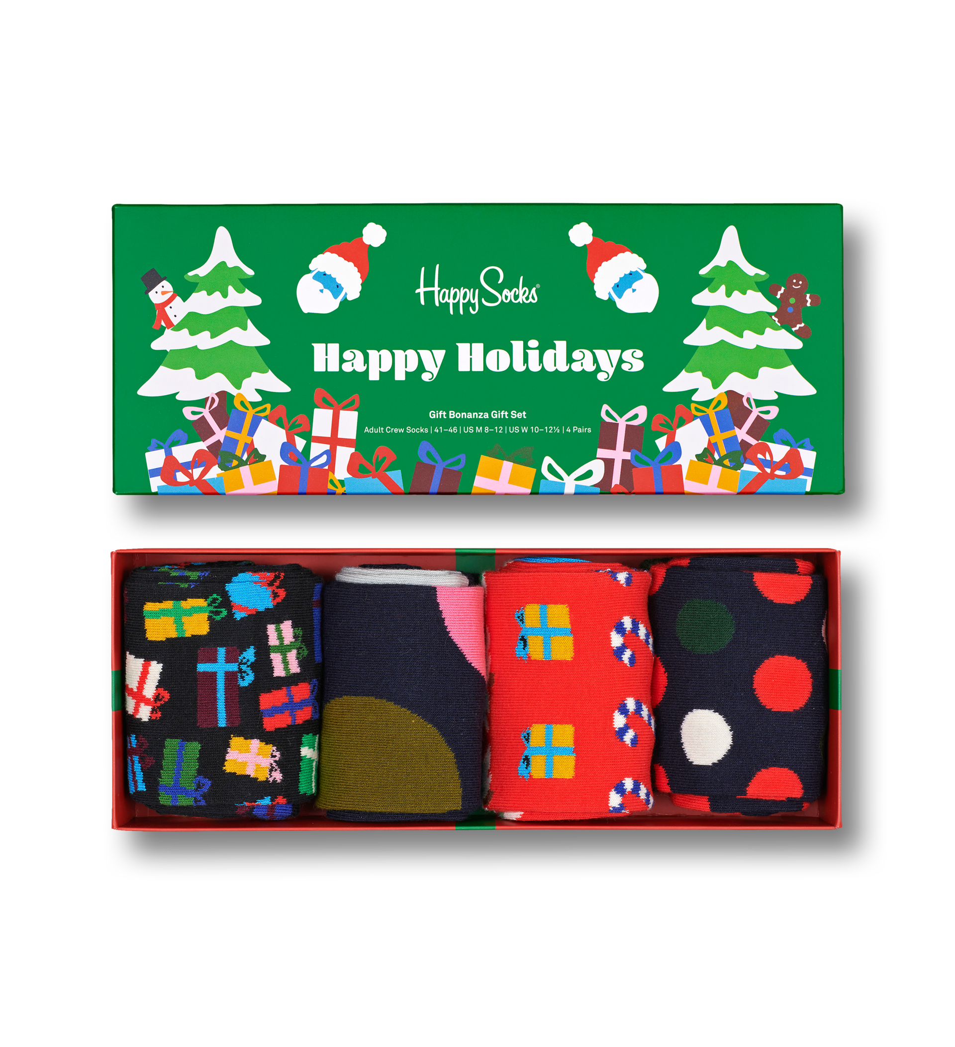 4-Pack Gift Bonanza Socks Gift Set