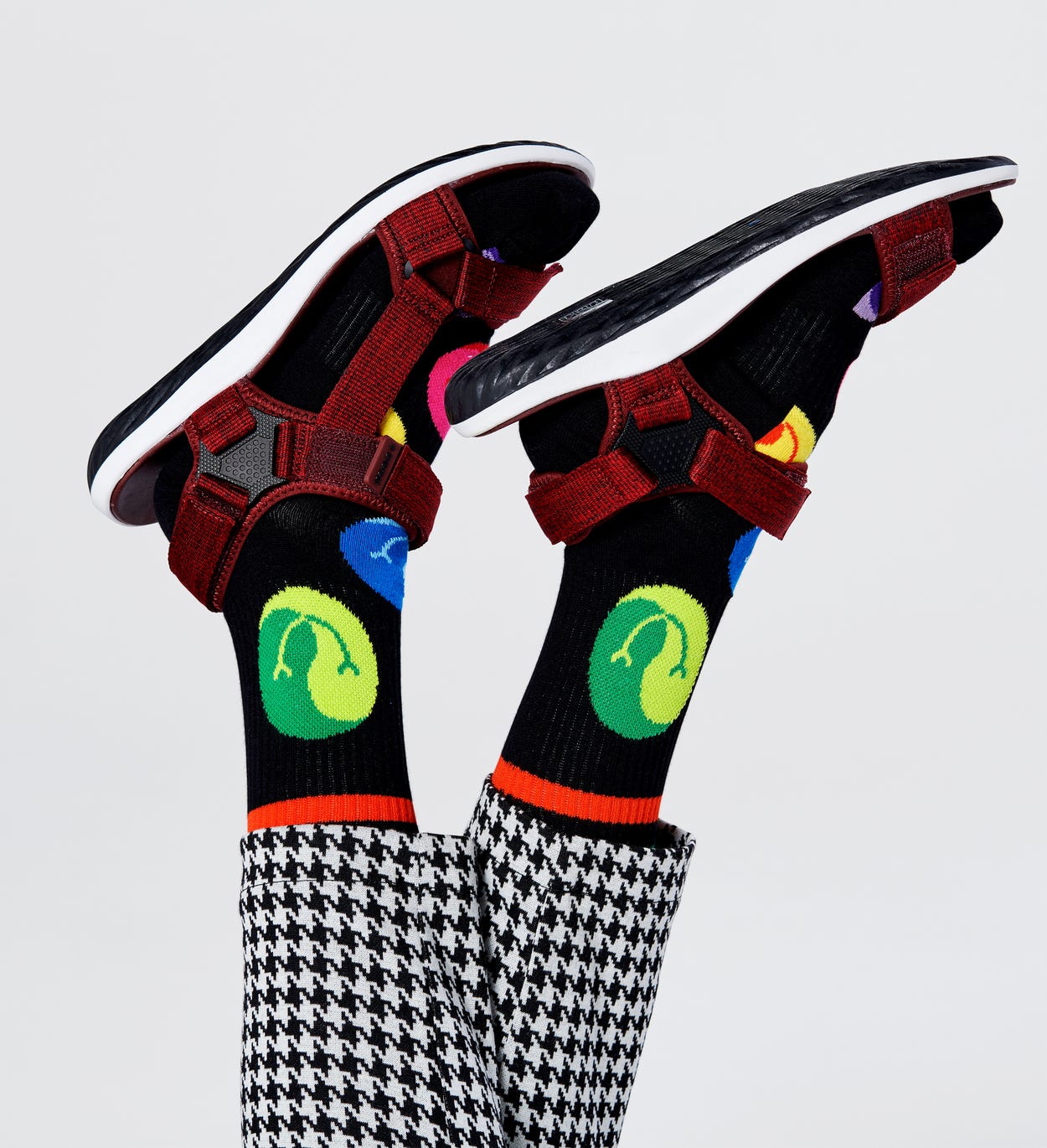 Jumbo Dot 3/4 Crew Socken, Schwarz - ATHLETIC | Happy Socks