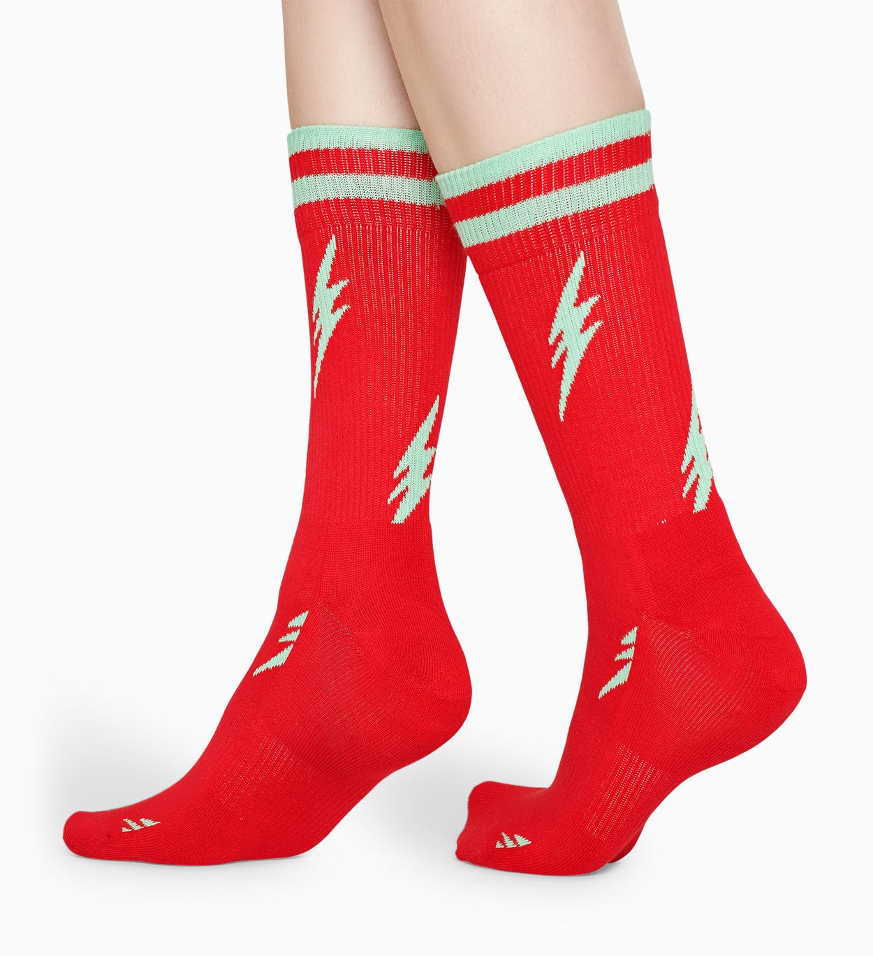 Rote, grüne Socken: Flash - ATHLETIC | Happy Socks