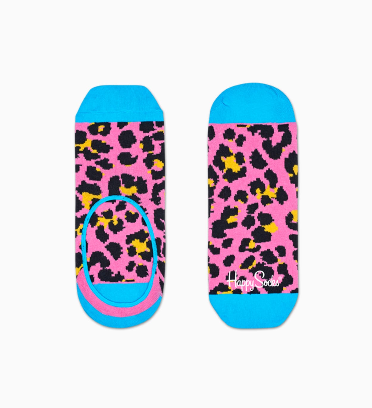 Pinke Leoparden Füßlinge: Leopard | Happy Socks