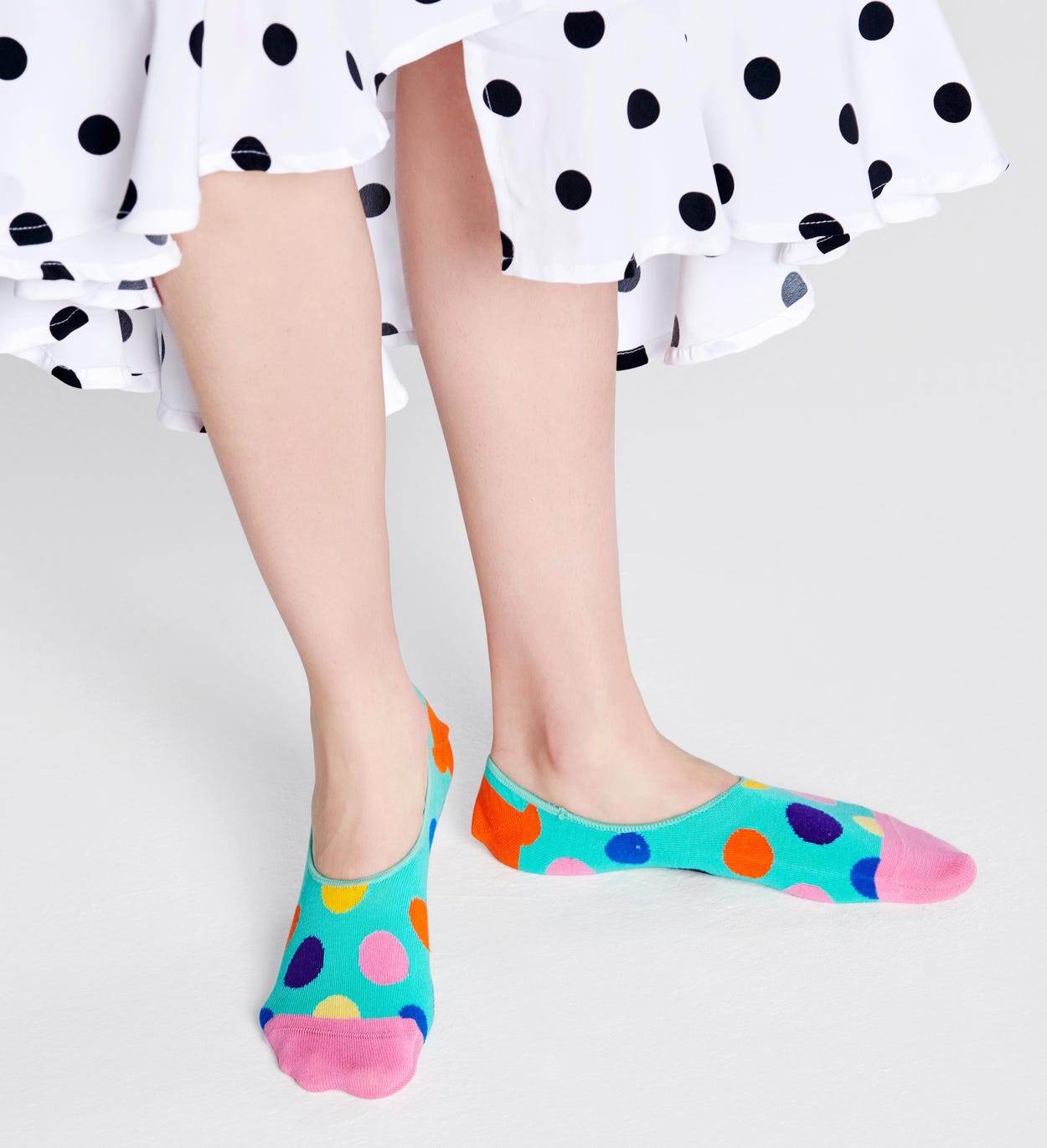 Big Dot Füßlinge, Türkis | Happy Socks