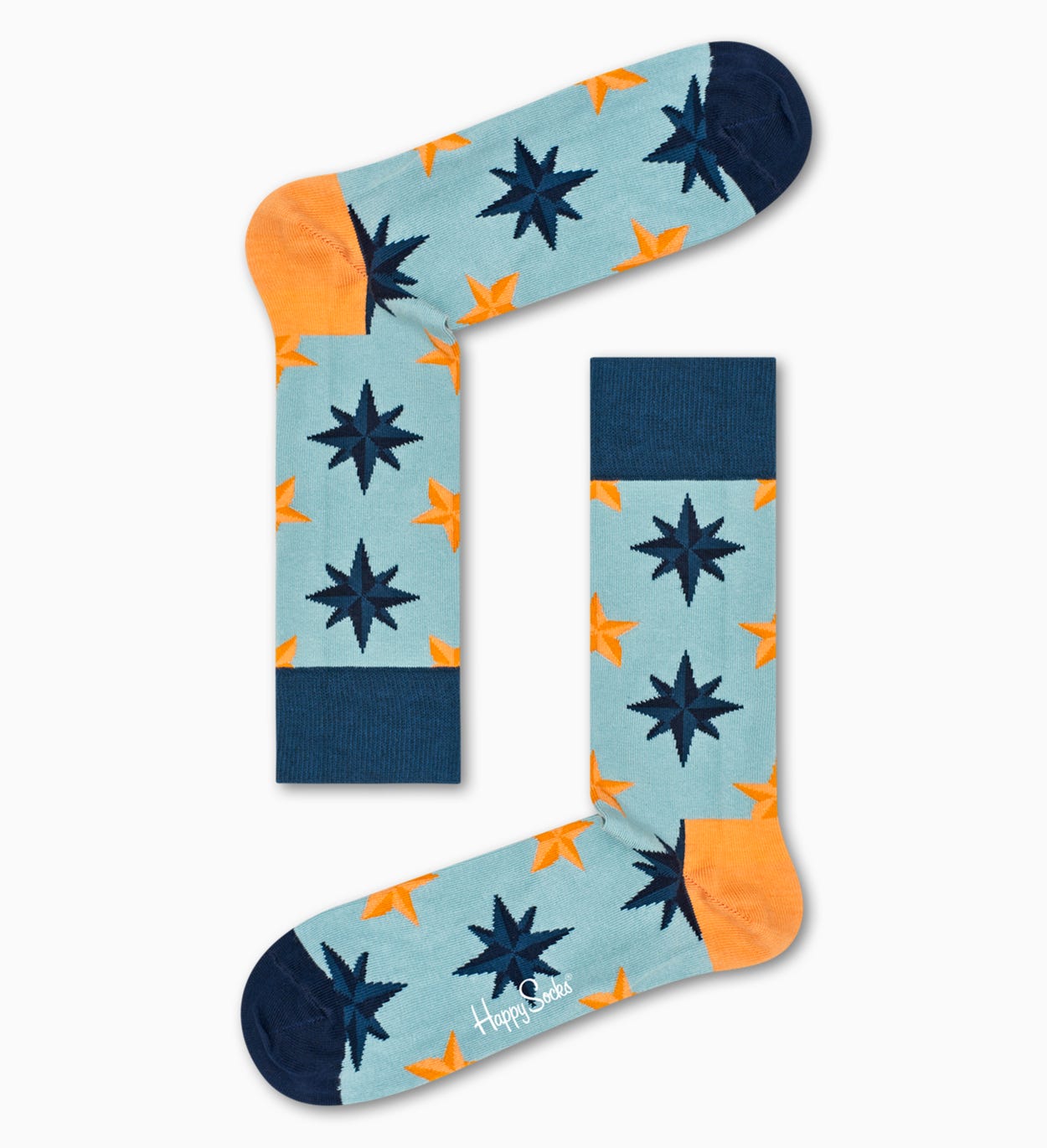Light Blue socks: Nautical pattern | Happy Socks