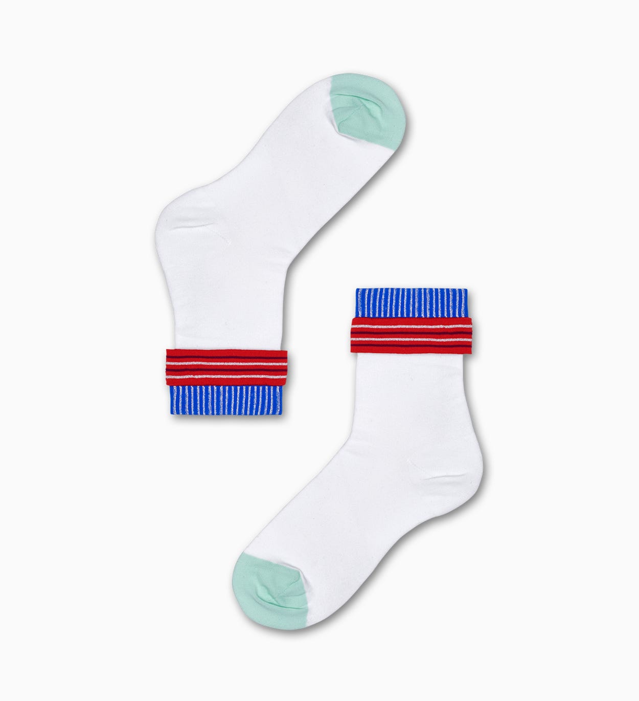 Conchita Ankle Socks, White - Hysteria | Happy Socks
