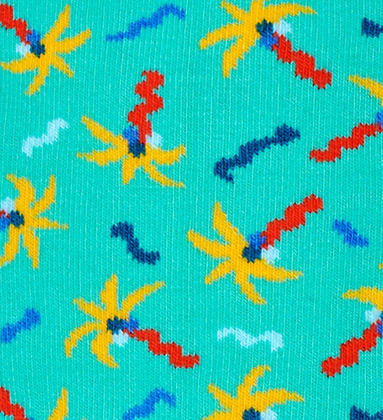 Confetti Palm Socken, Türkis | Happy Socks