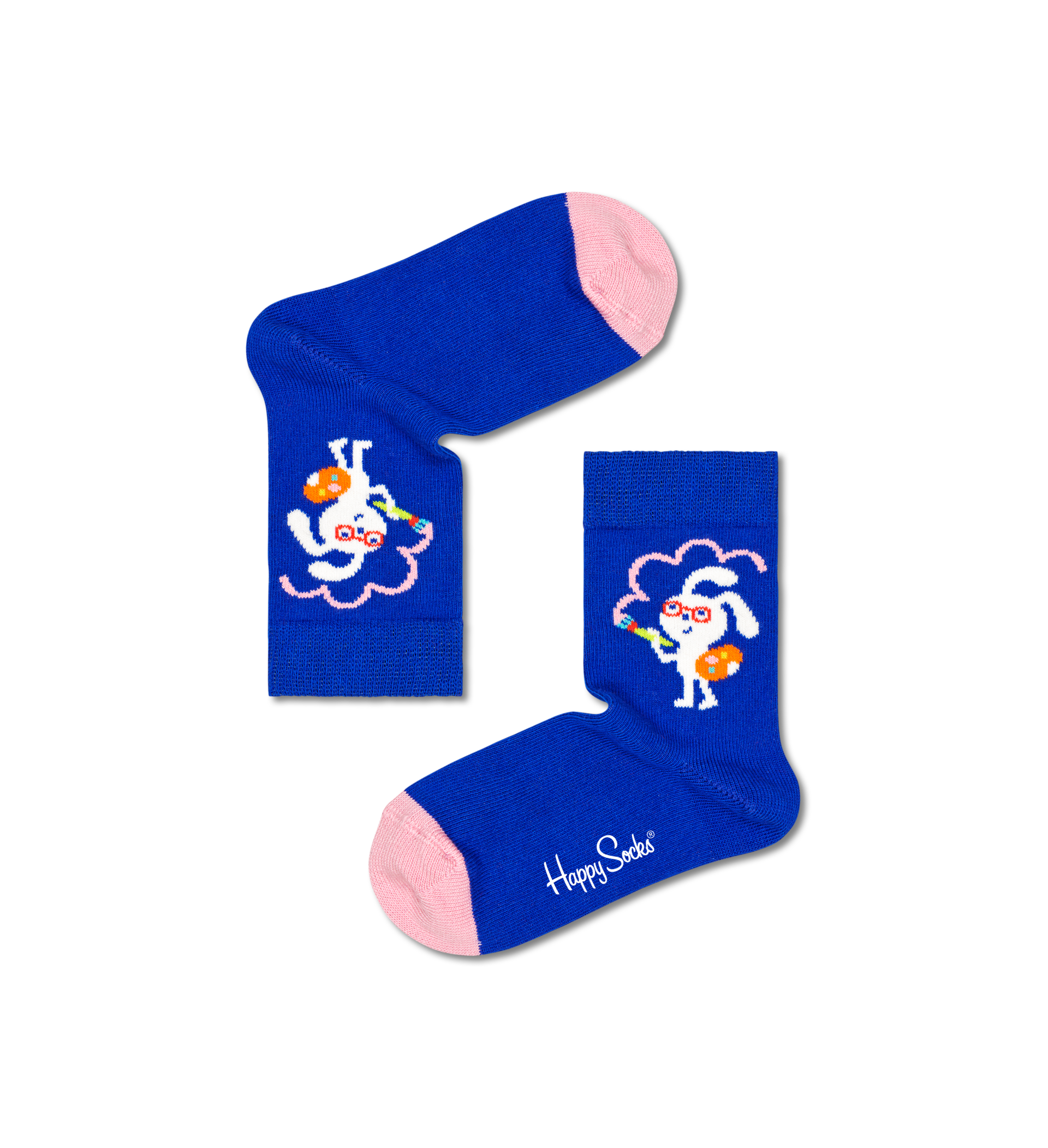 Kids Painting Bunny Sock