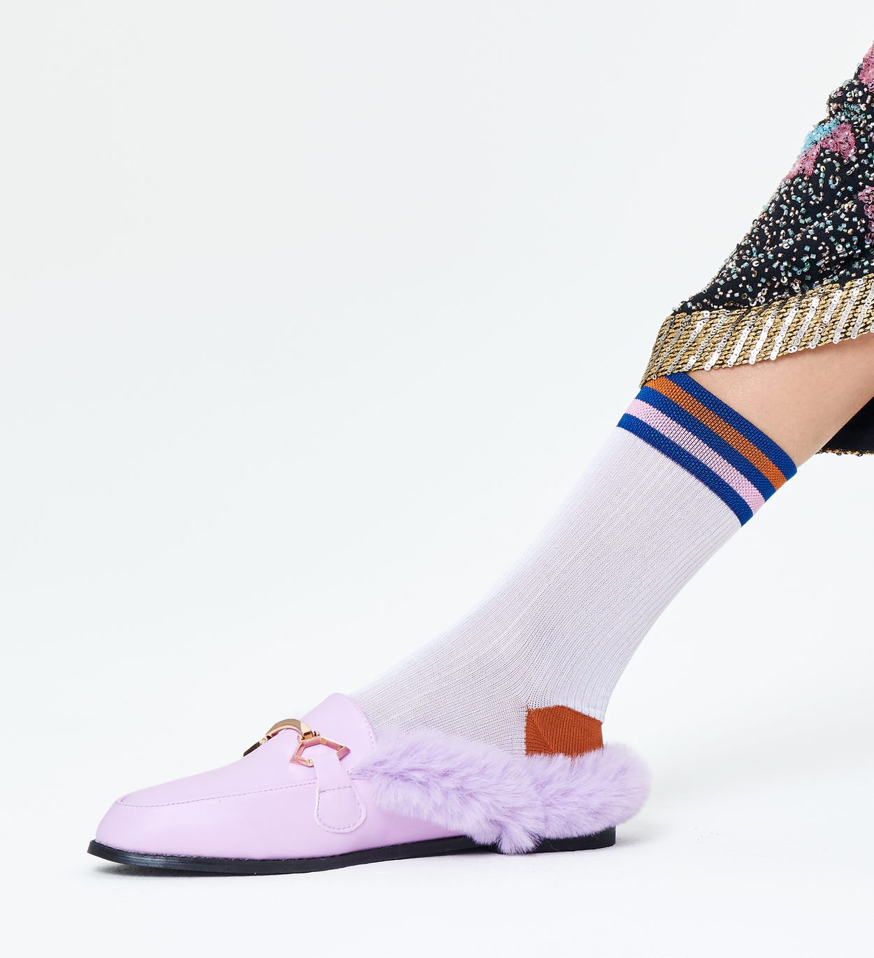 Weiße Ankle Socken: Lona - Hysteria | Happy Socks