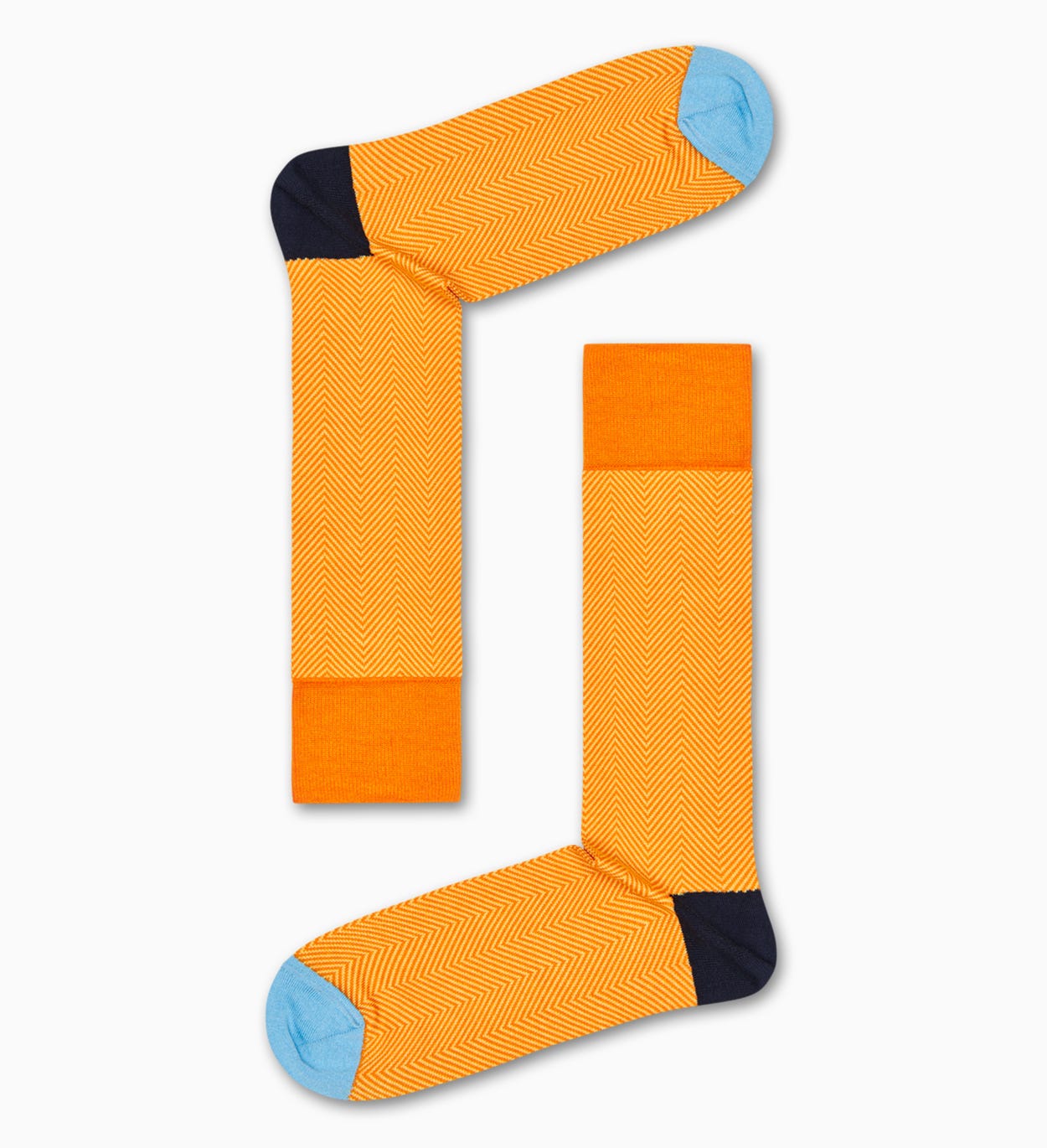 Orange Anzugsocken: Herringbone - DRESSED | Happy Socks