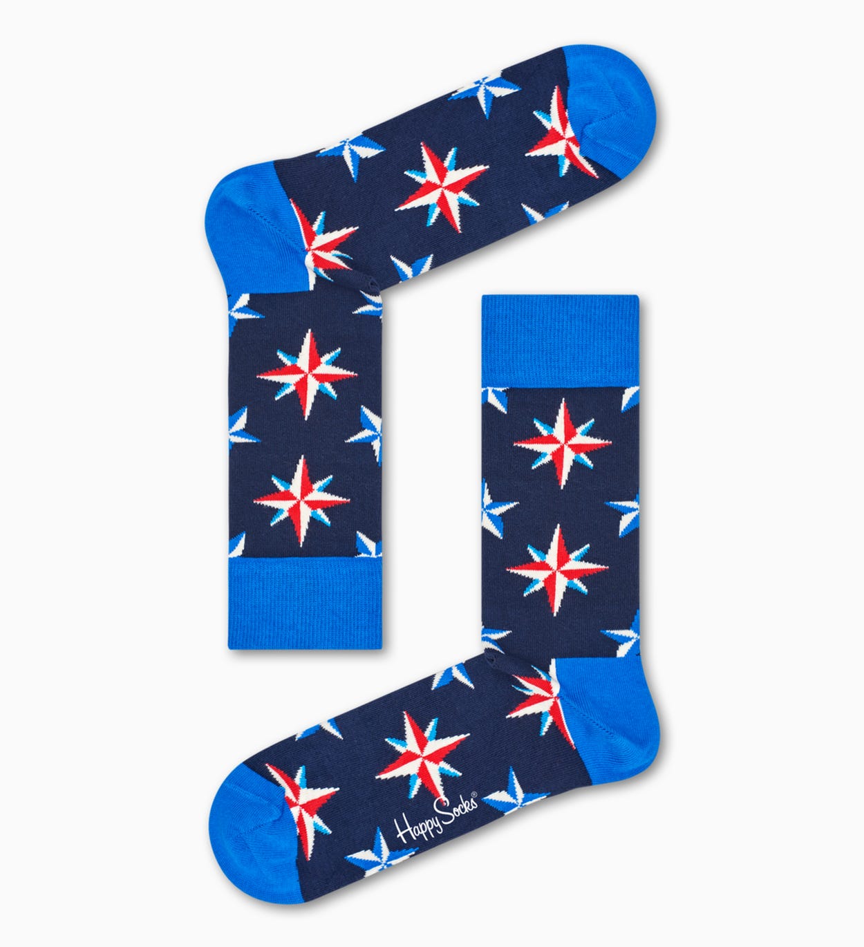 Marineblaue Geschenkbox mit Socken: Nautical | Happy Socks