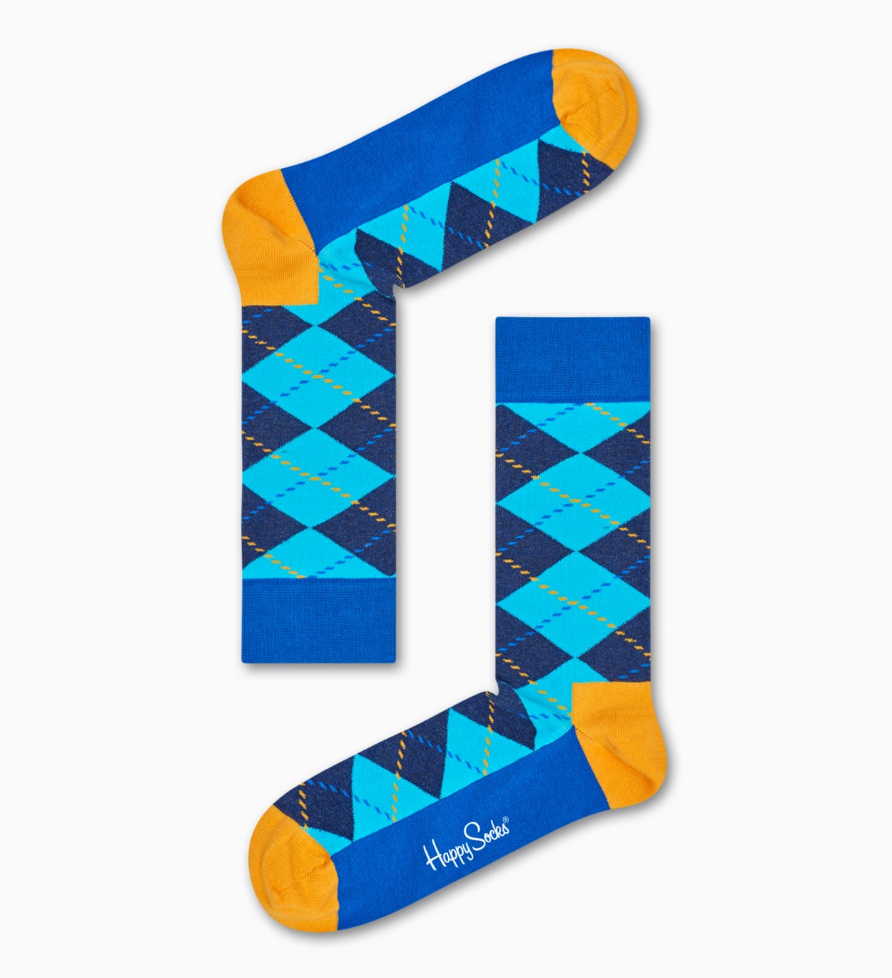 Blue socks: Argyle pattern | Happy Socks
