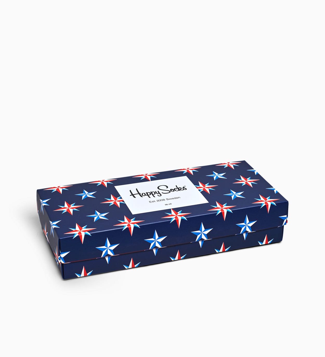 Marineblaue Geschenkbox mit Socken: Nautical | Happy Socks