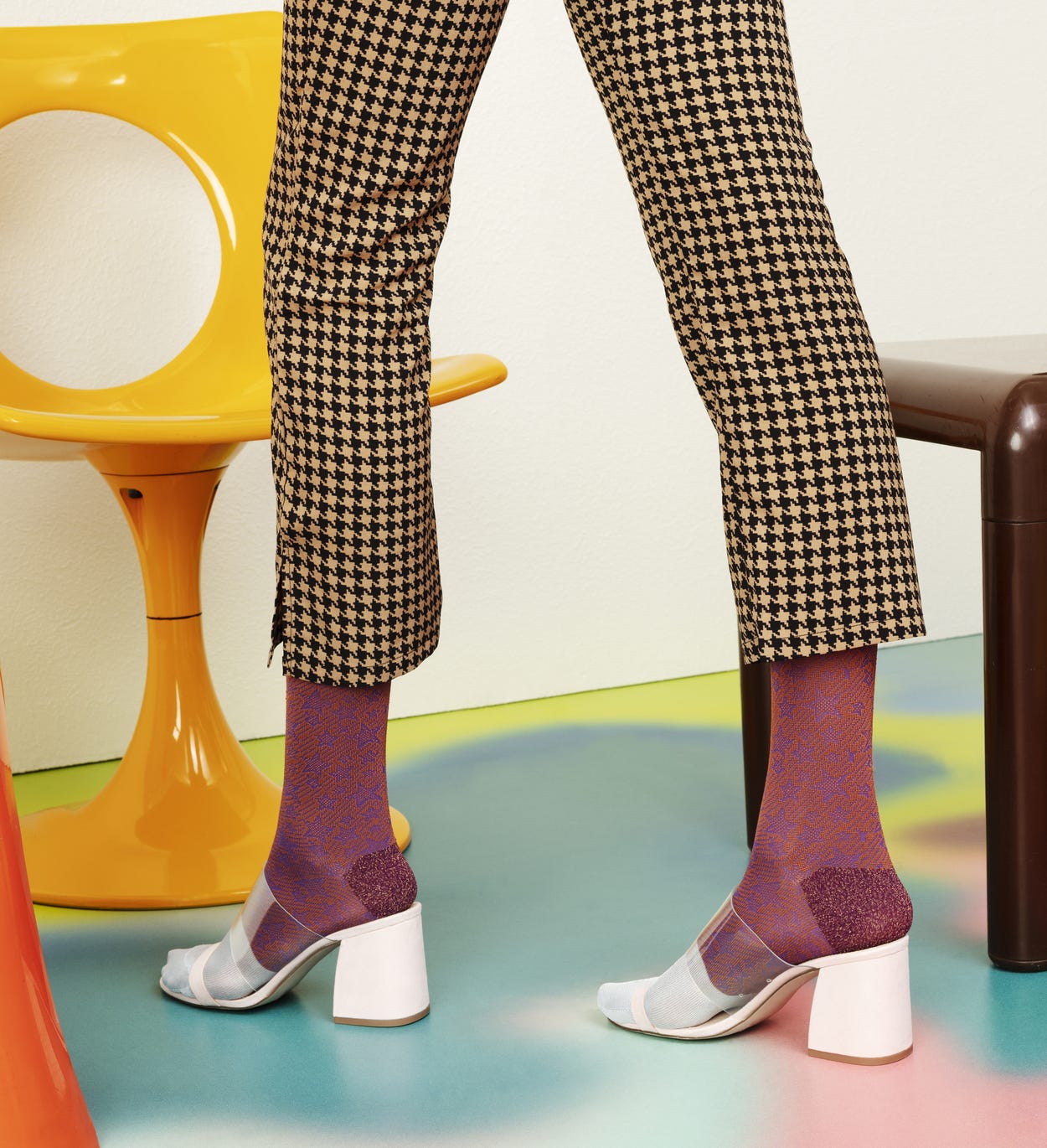 Blaue mittelhohe Socken: Lucia - Hysteria | Happy Socks