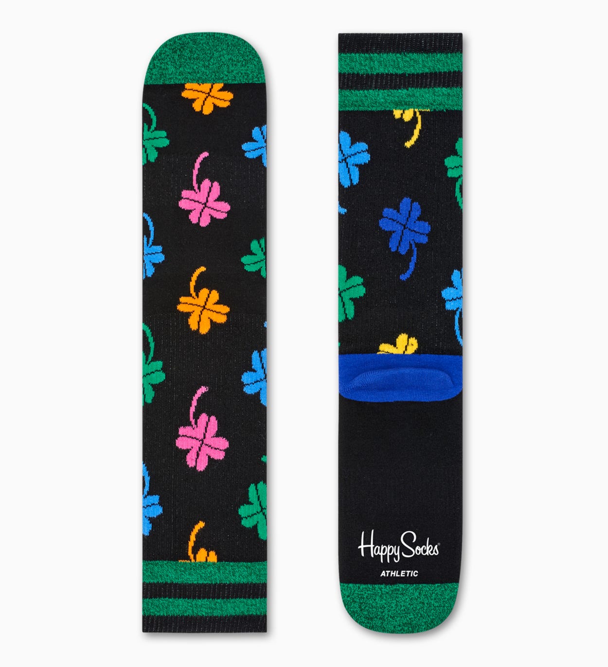 Black sport socks: Big Dot - ATHLETIC | Happy Socks