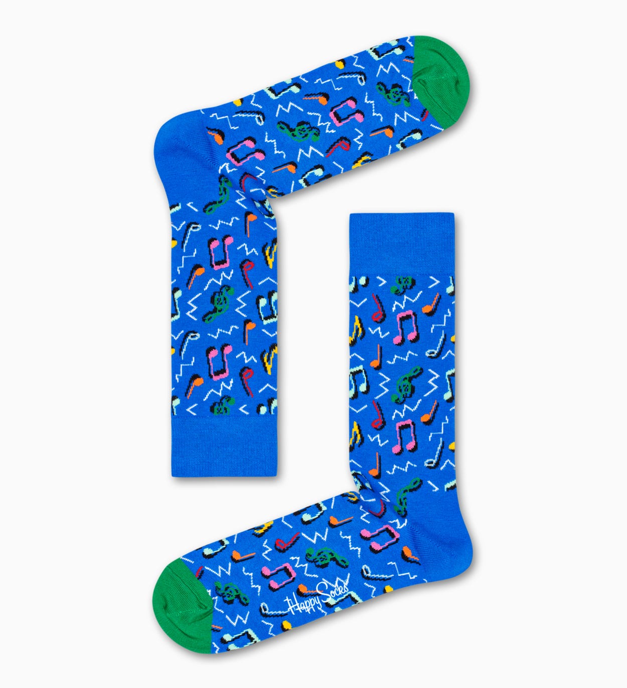 Gemusterte blaue Socken: City Jazz | Happy Socks
