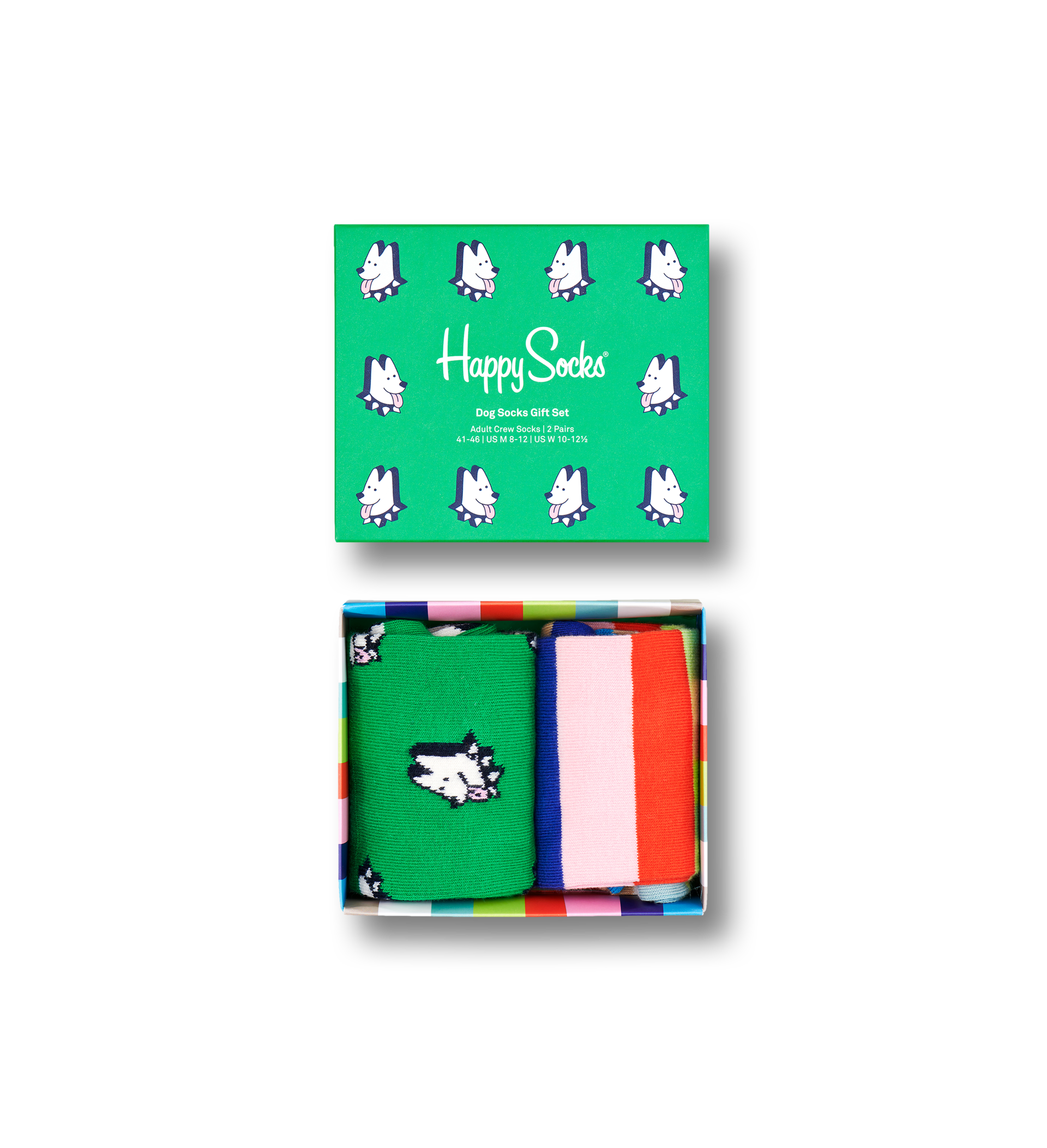 2-Pack Dog Socks Gift Set