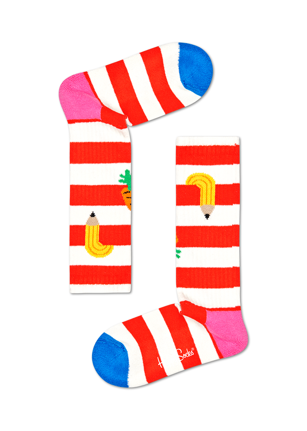Kids Fruit Striped Rib Sock