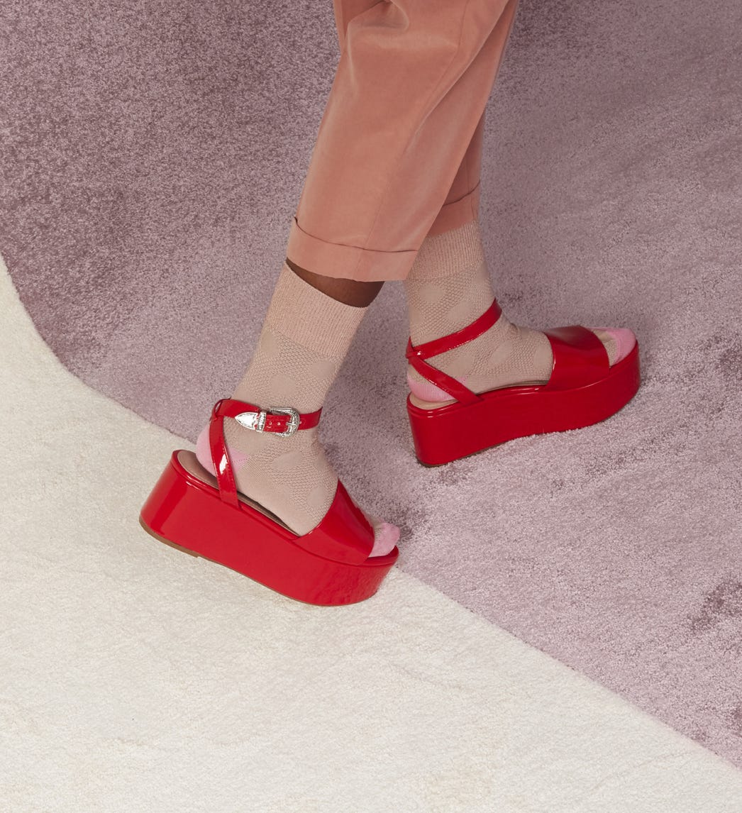 Pink ankle socks: Viktoria | Hysteria by Happy Socks