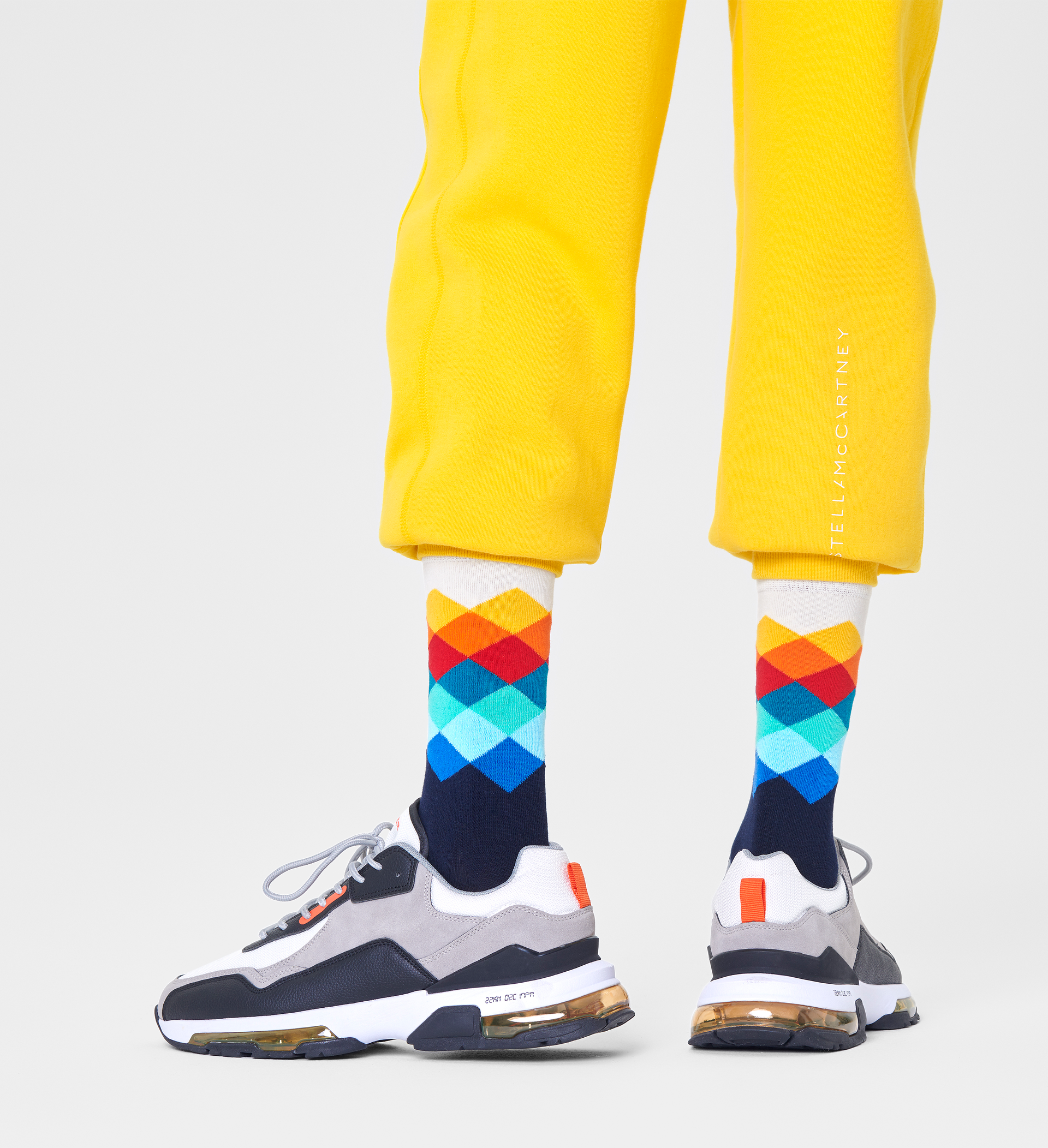 Faded Diamond Sock