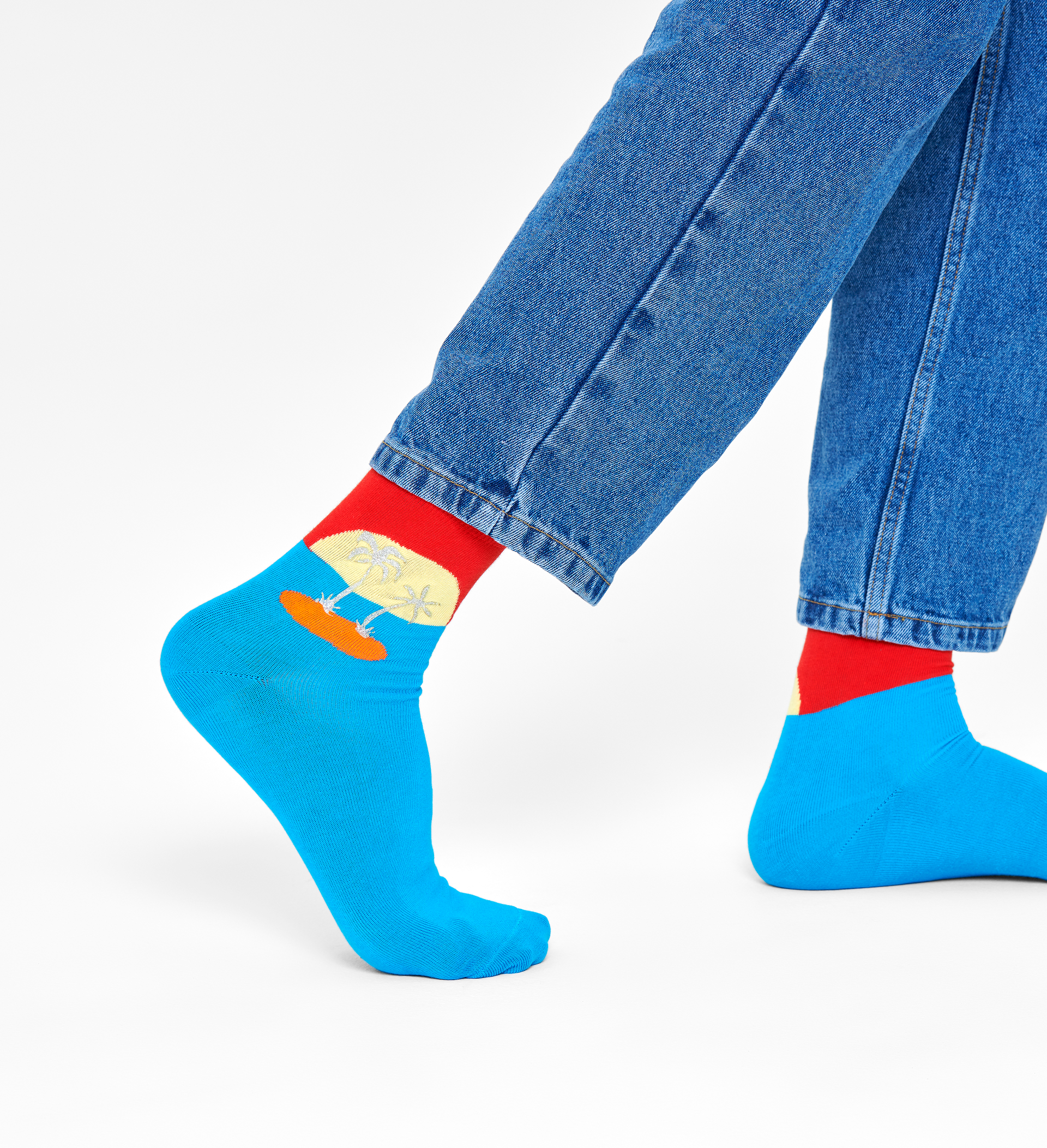 Meet Me At Sunset 1/2 Crew Sock