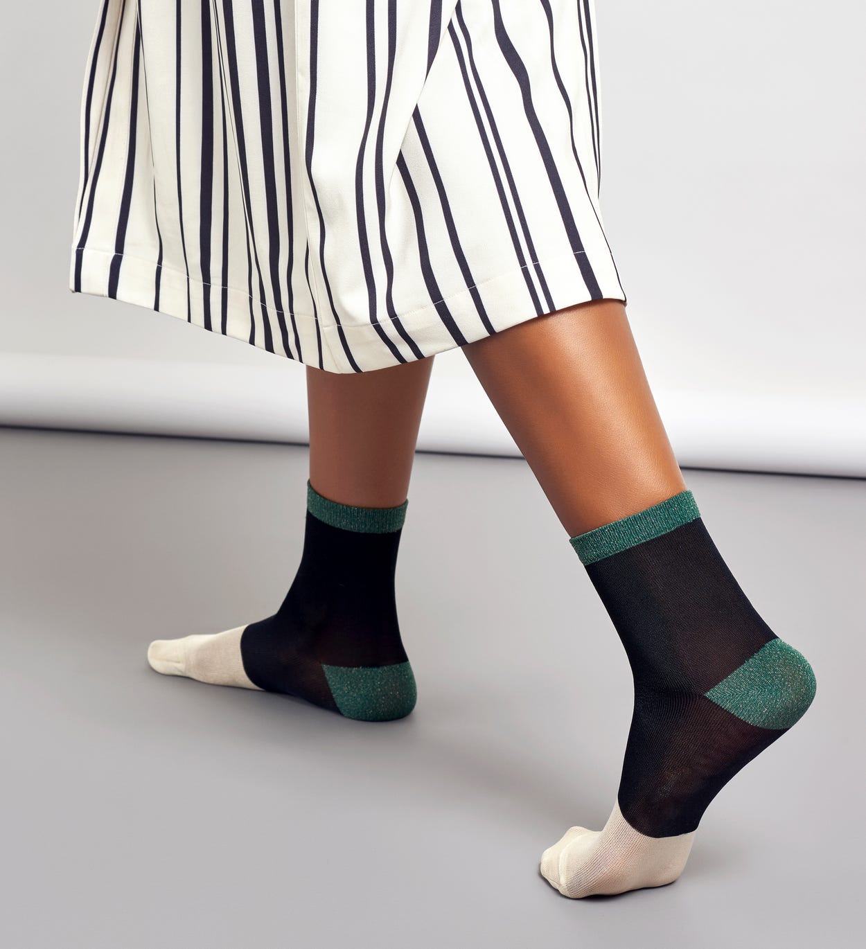 Damen Sneaker Socken: Liza - Schwarz | Hysteria