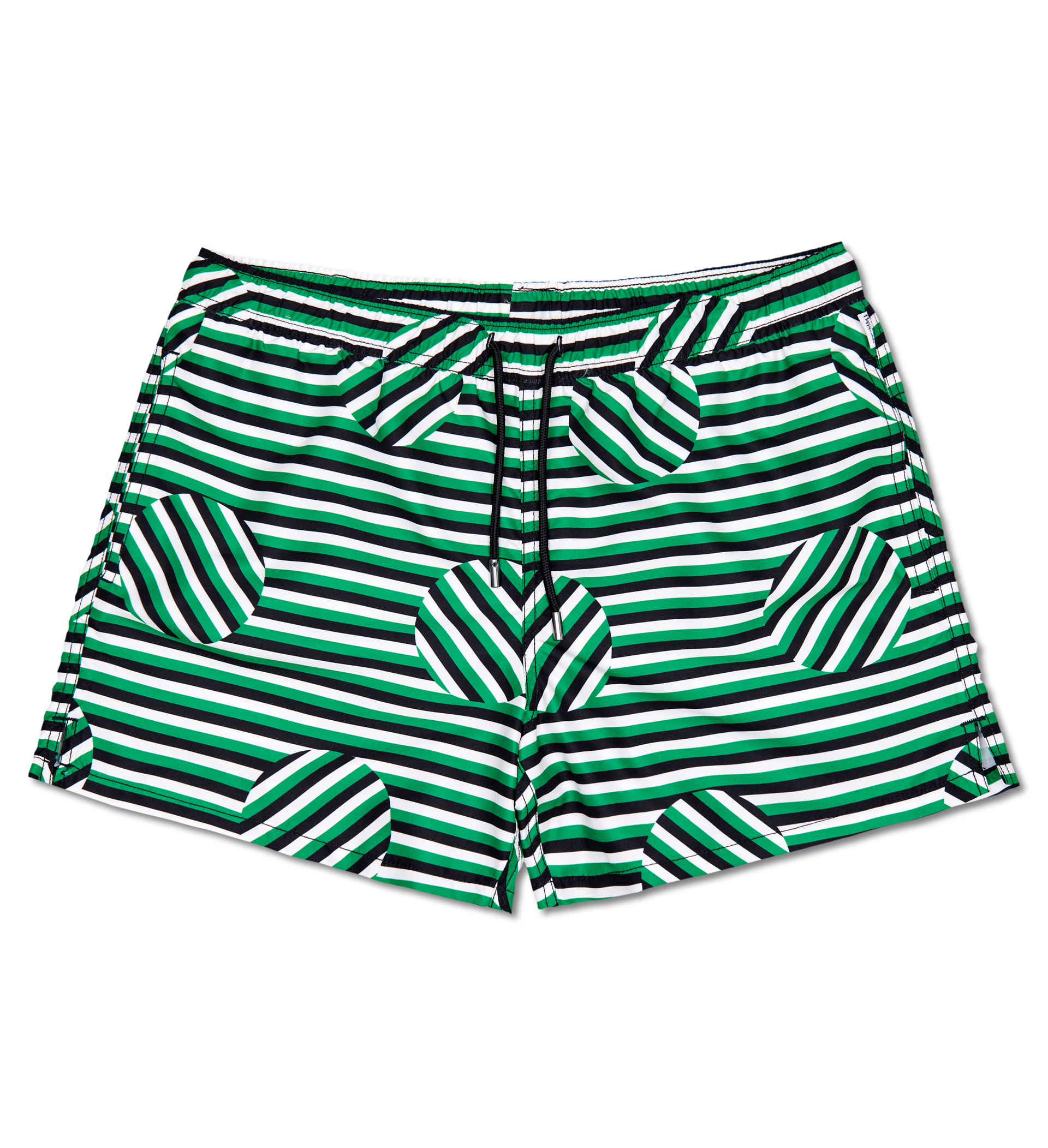Striped Jumbo Dot Swimshorts