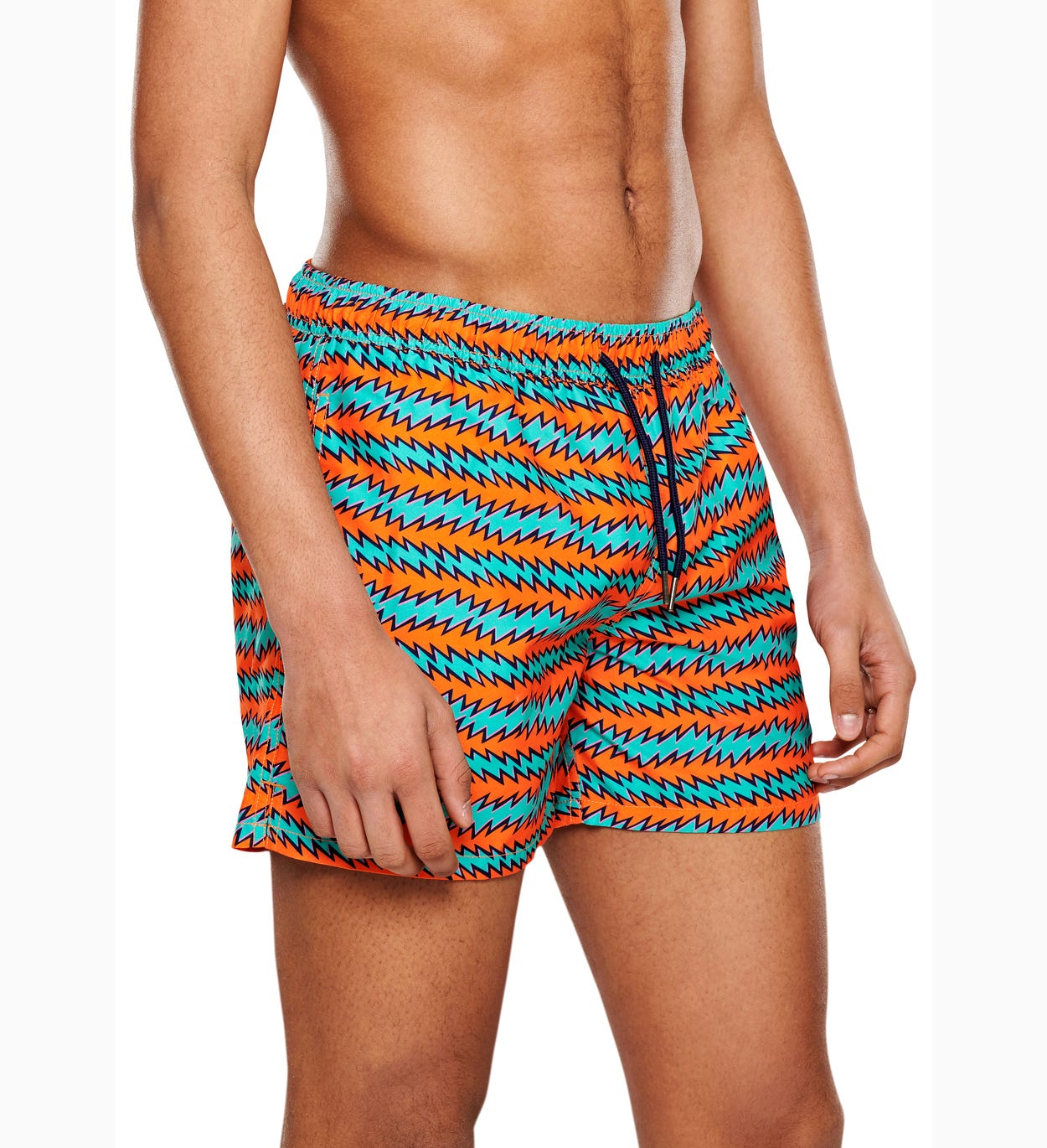 Herren Badeshorts: Rock´n Roll Stripe | Happy Socks