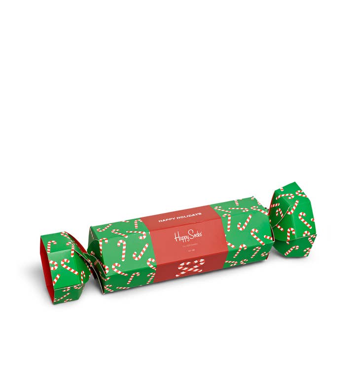 Green Santa Animals Cracker Gift Box | Happy Socks US
