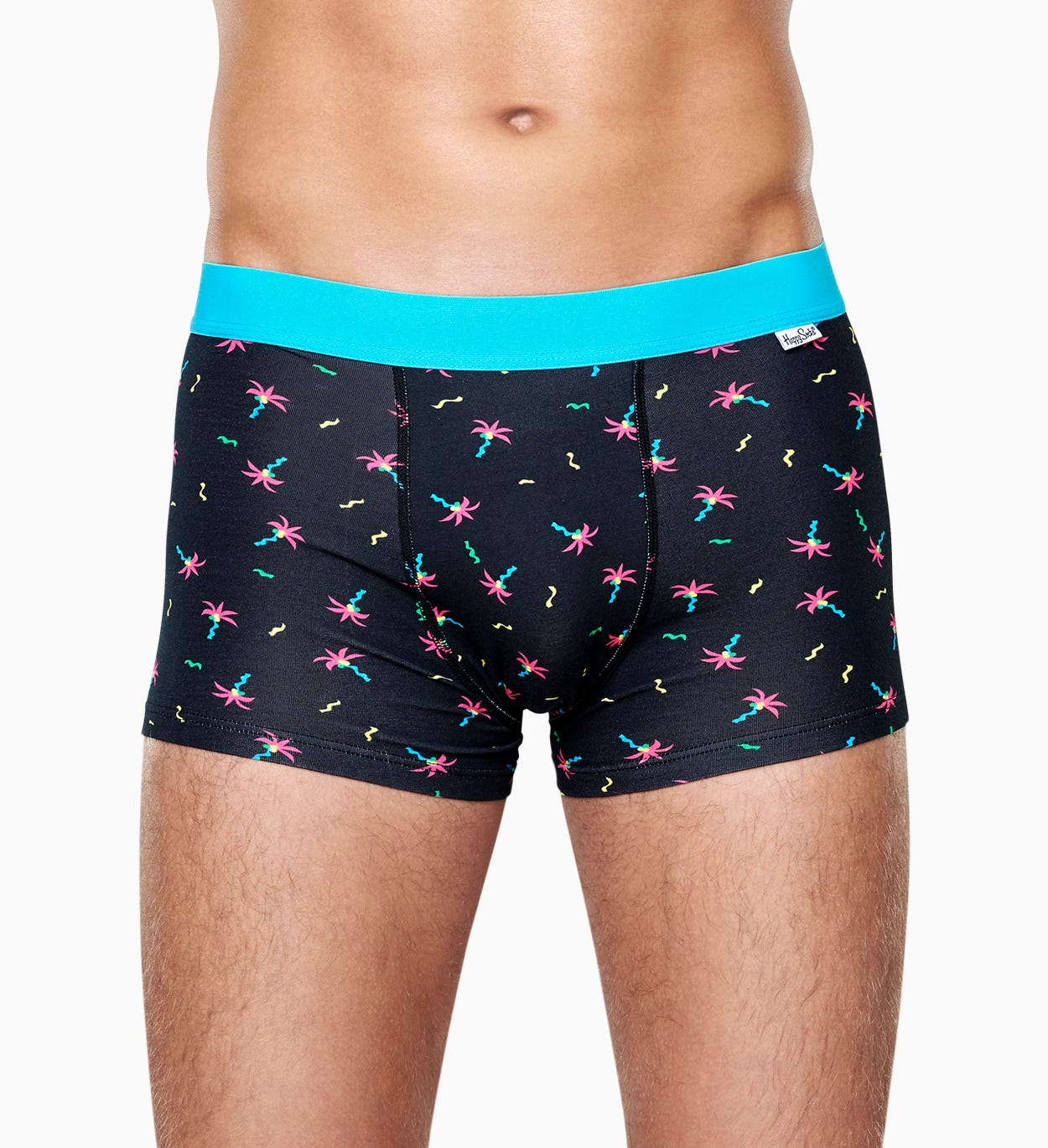 Confetti Palm Trunk, Schwarz - Herrenunterwäsche | Happy Socks