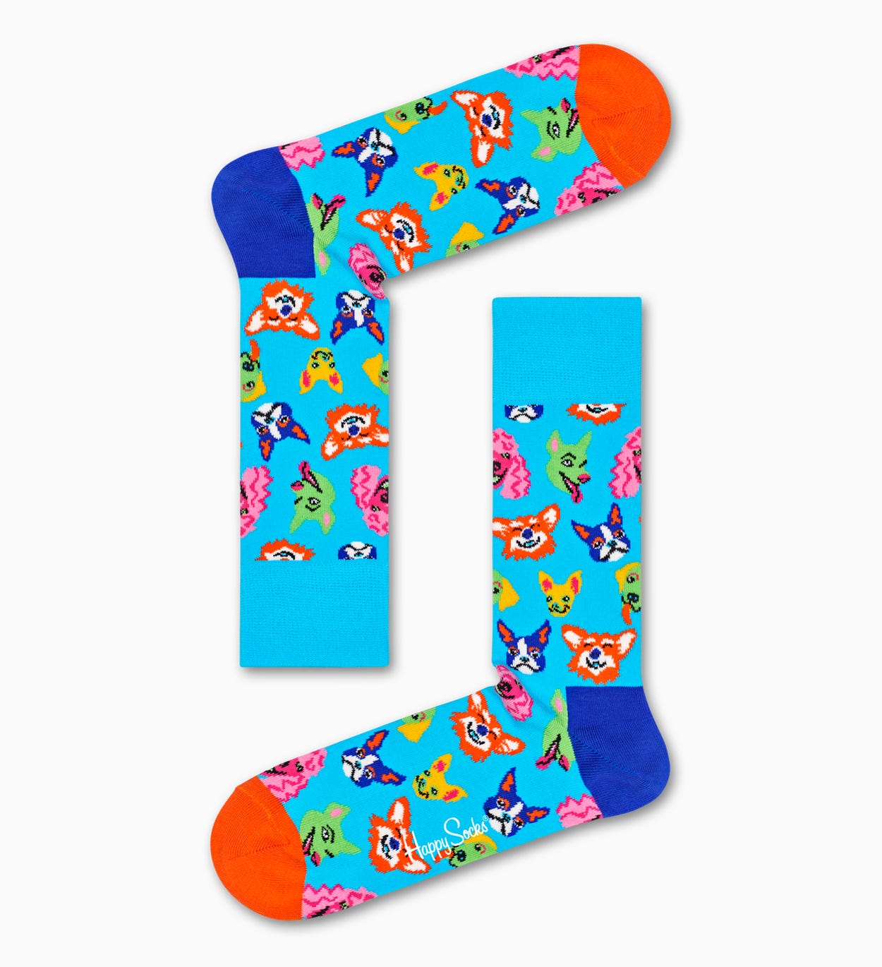 Dog gaveæske, blå | Happy Socks