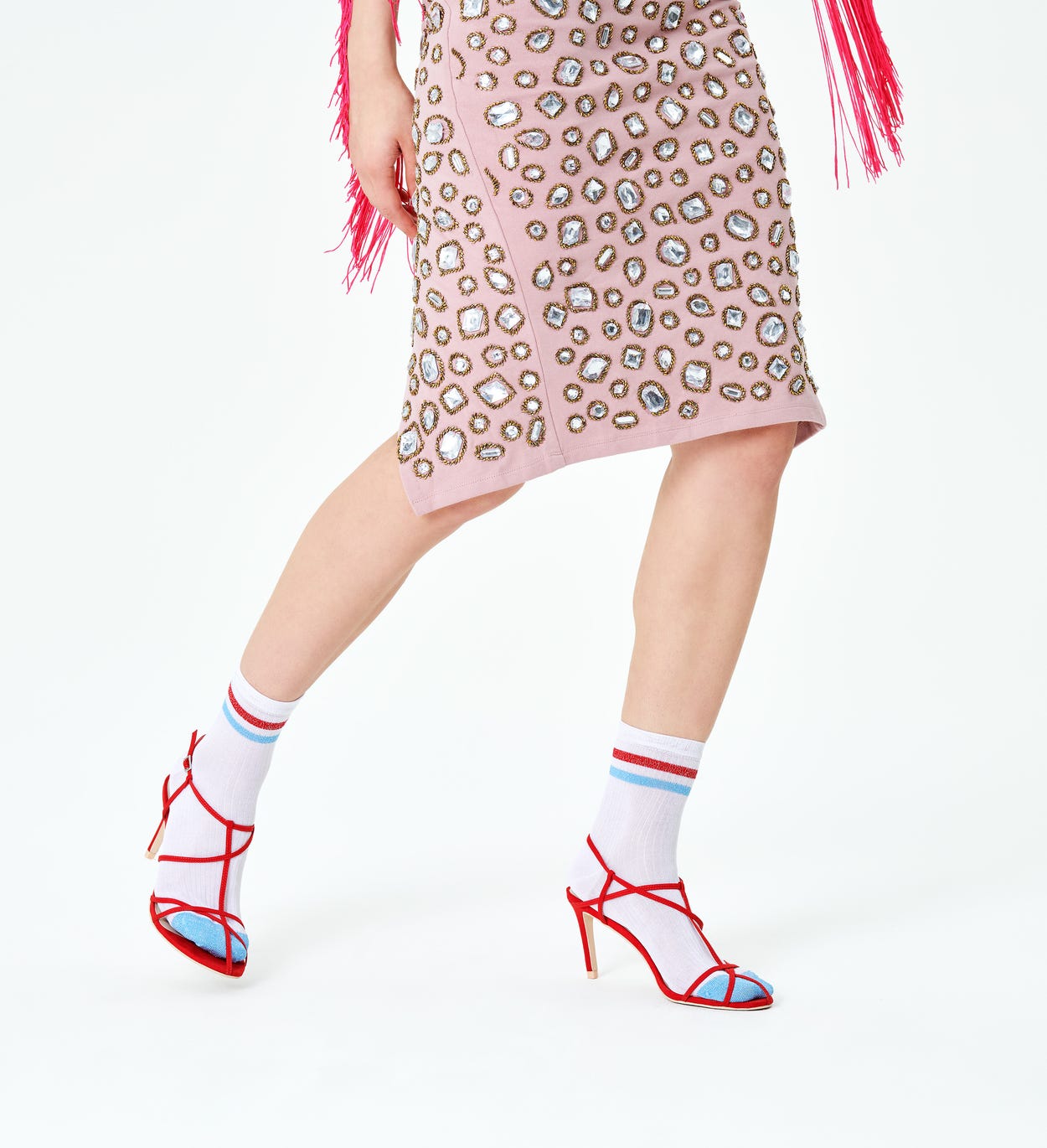 Calcetines tobilleros Mujer Blancos: Ines | Happy Socks