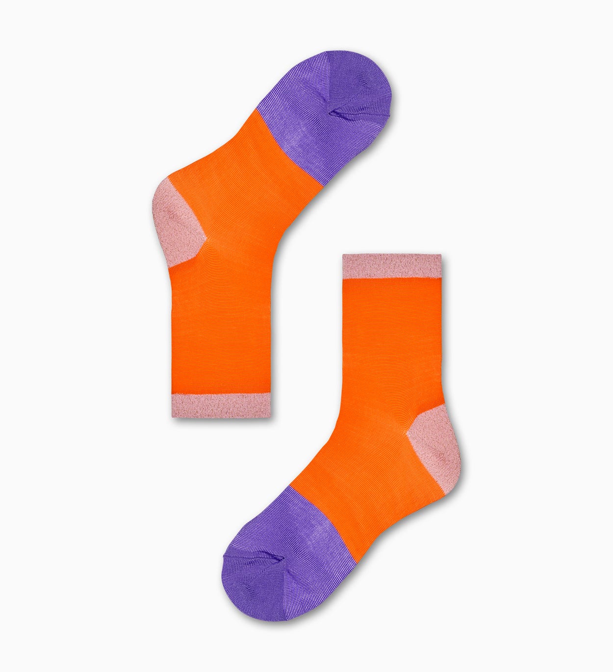 Liza Ankle Socks, Orange - Hysteria | Happy Socks