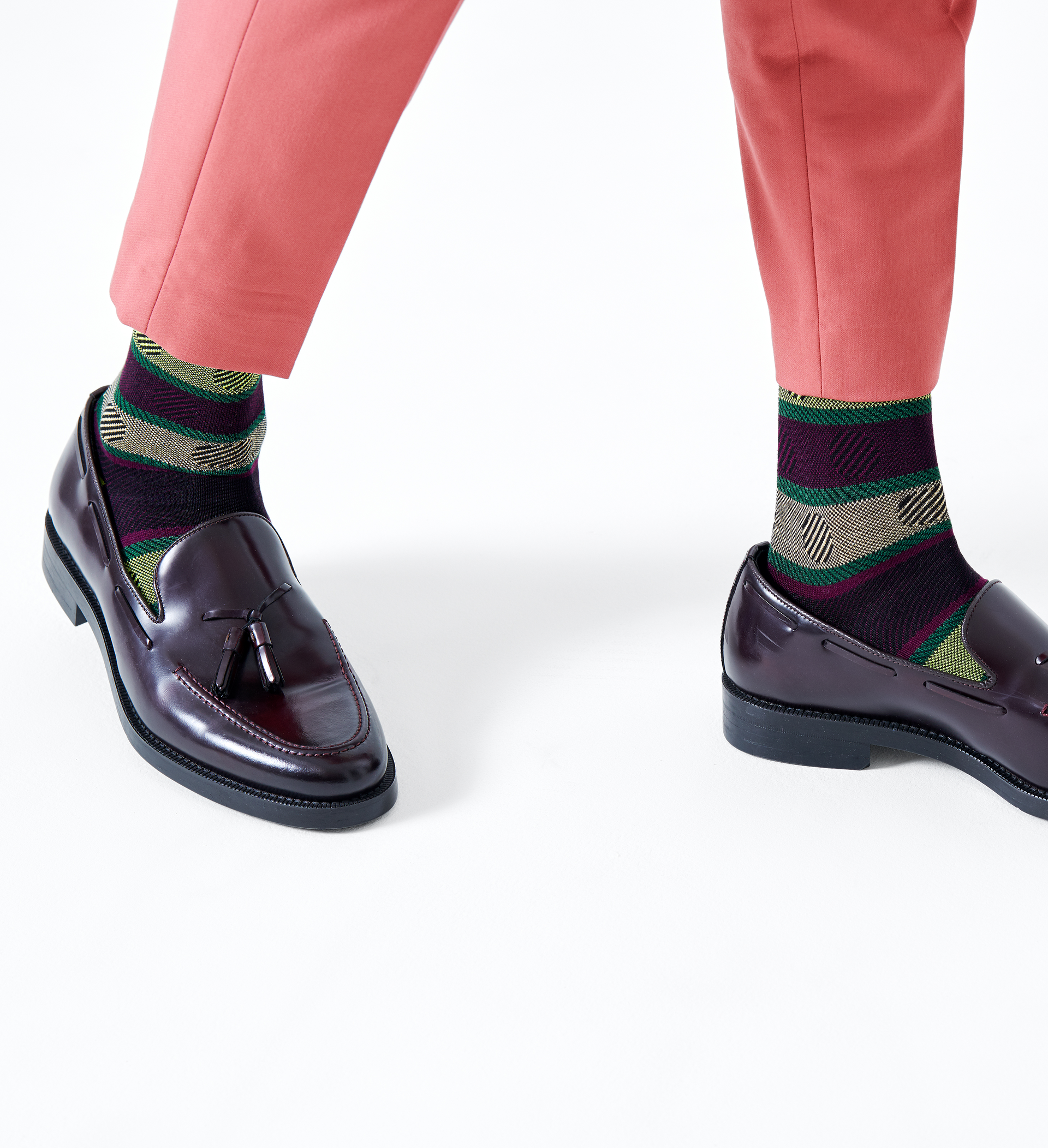 Dressed Big Dot Block Sock