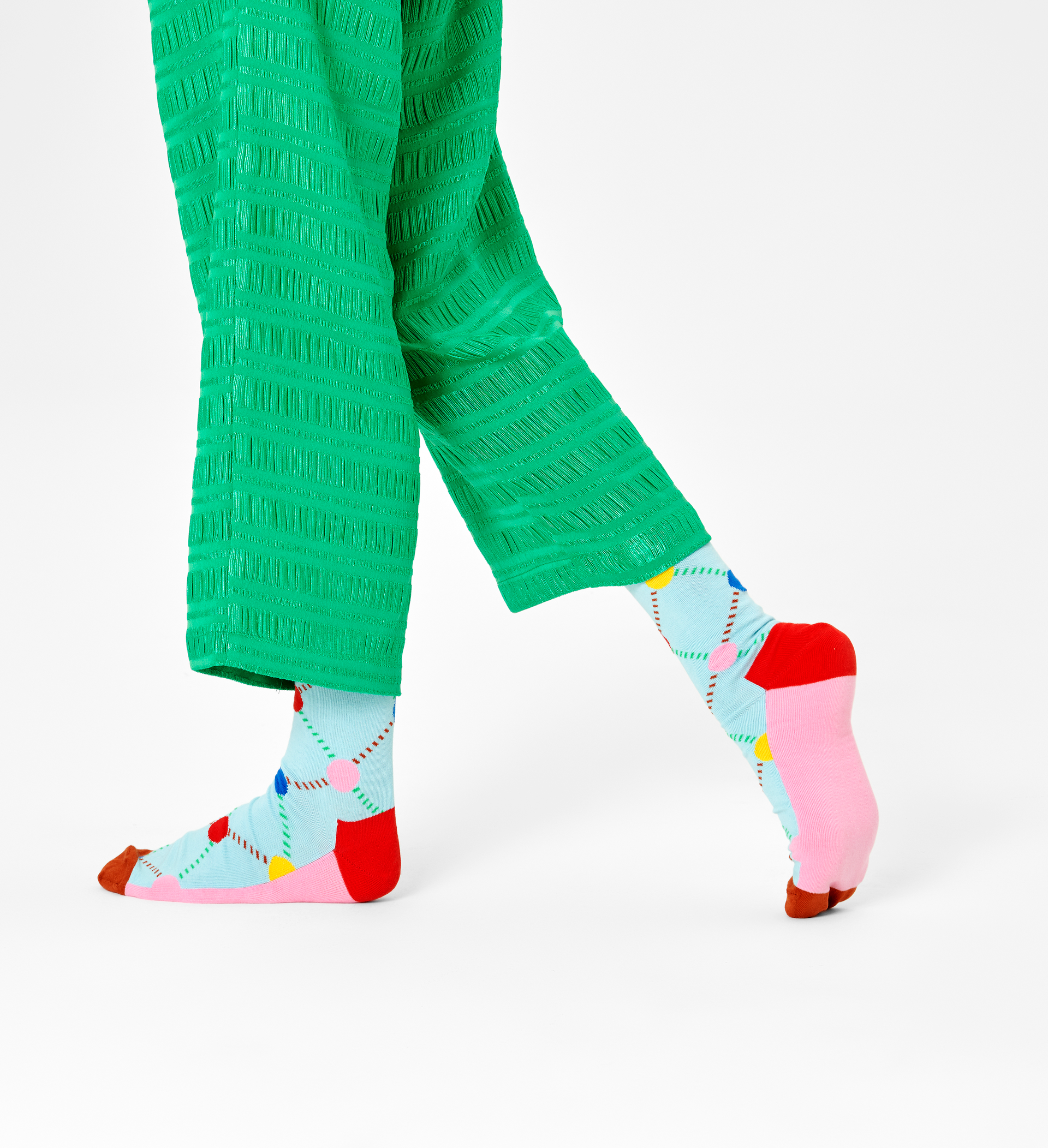 Argyle Dot Sock