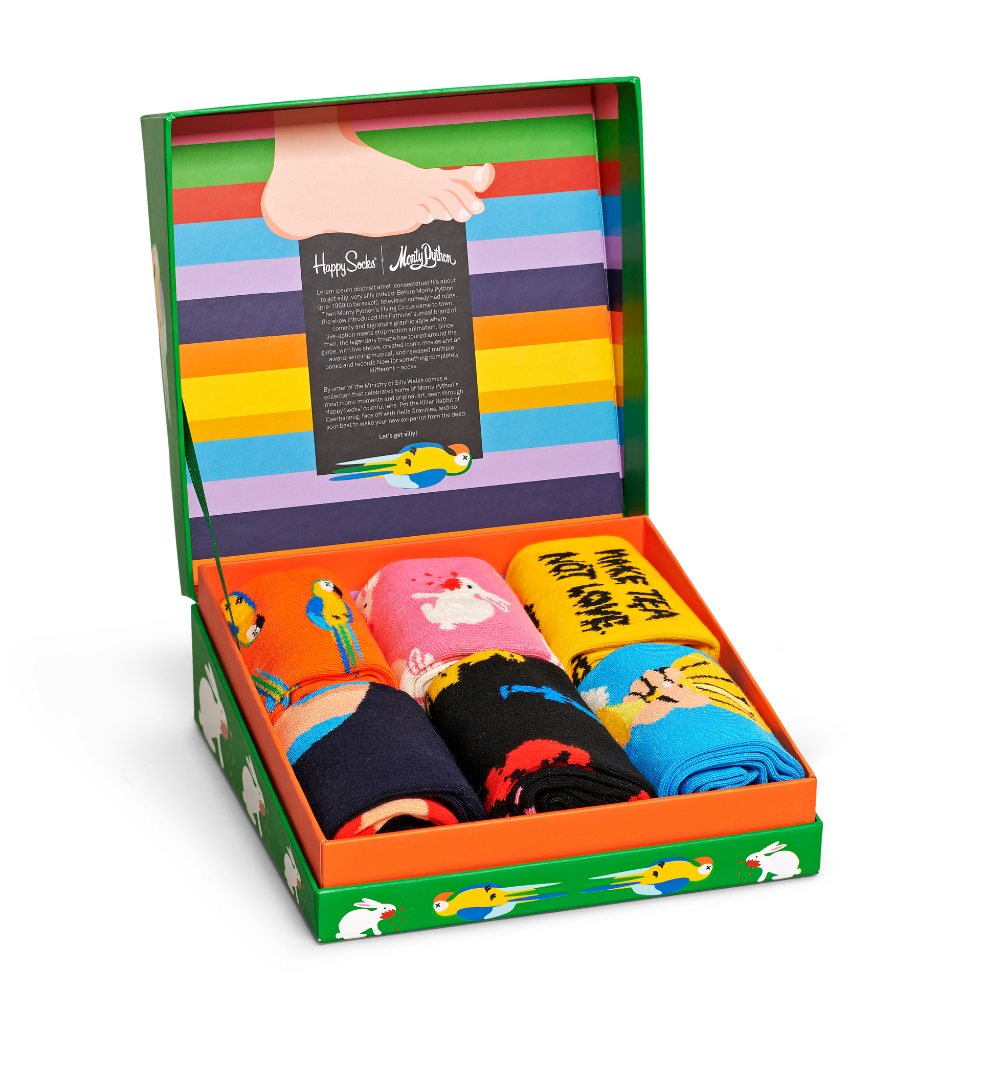 Socks Gift Set 6pc | Monty Python | Happy Socks EU