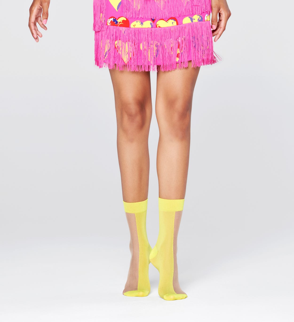 Gelbe Ankle Socken: Filippa - Hysteria | Happy Socks