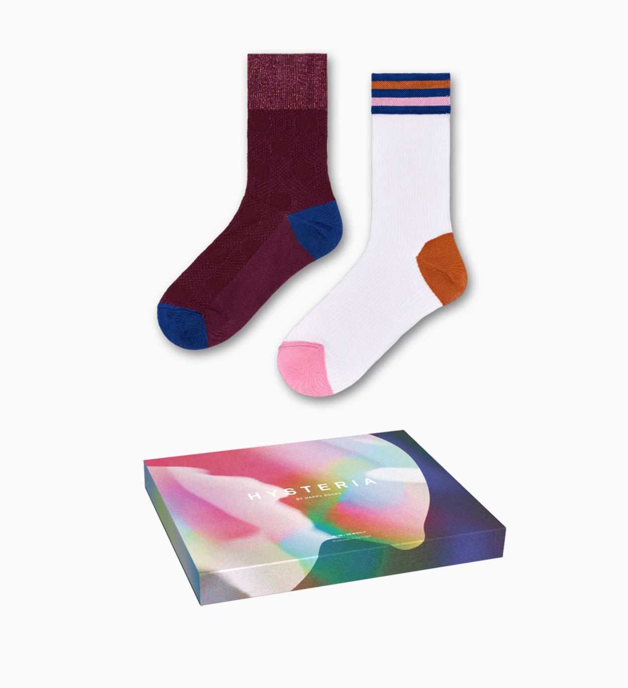 Lilafarbene mittelhohe Socken: Gabrielle - Hysteria | Happy Socks