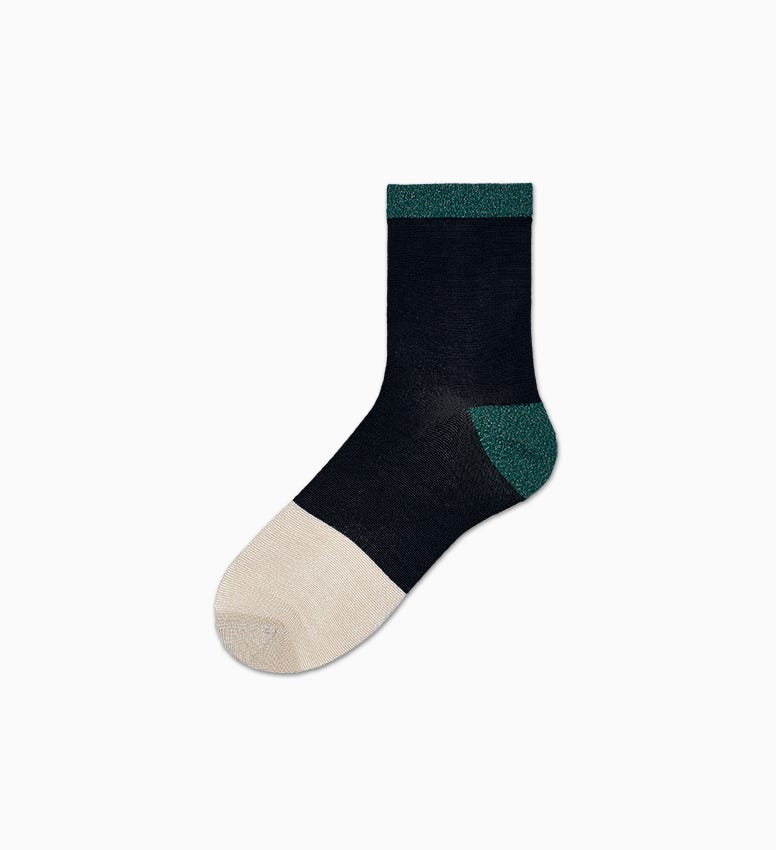 Damen Sneaker Socken: Liza - Schwarz | Hysteria
