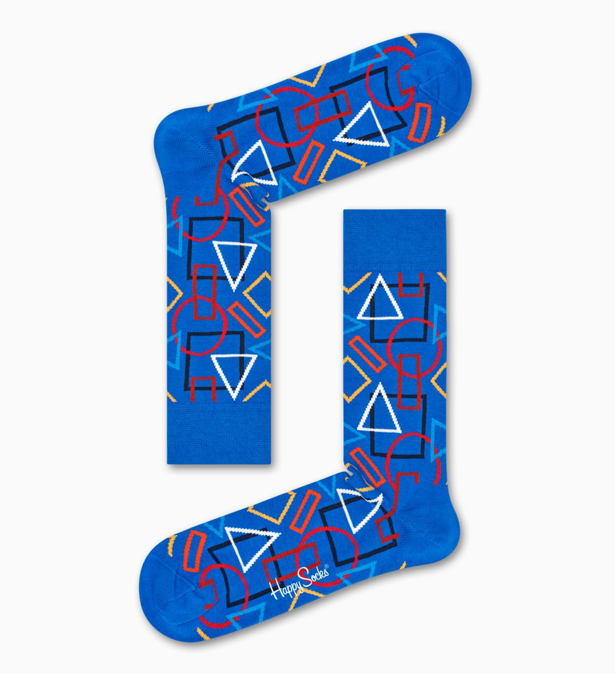 Blue socks: Geometric pattern | Happy Socks