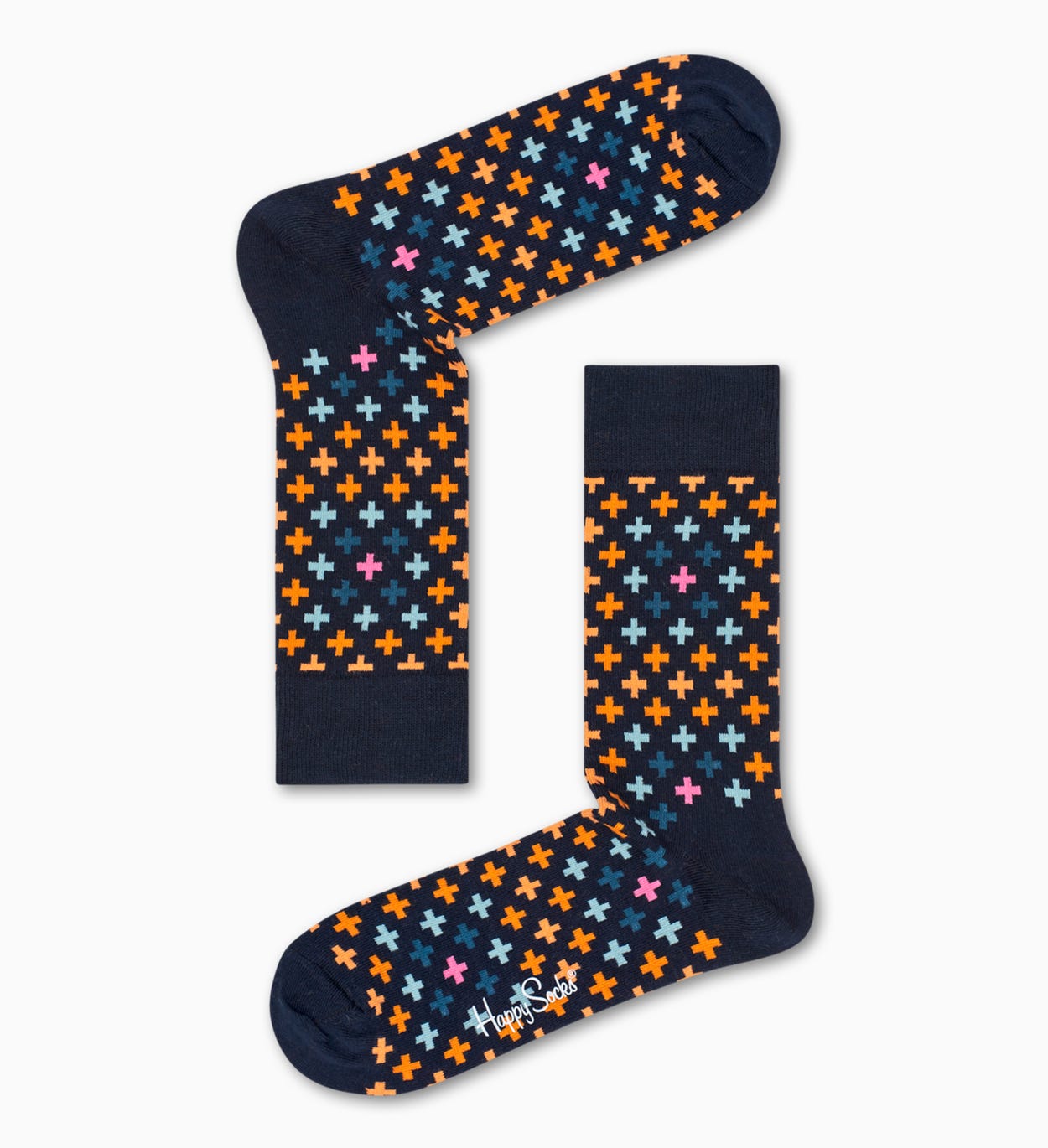 Dark Blue socks: Plus pattern | Happy Socks