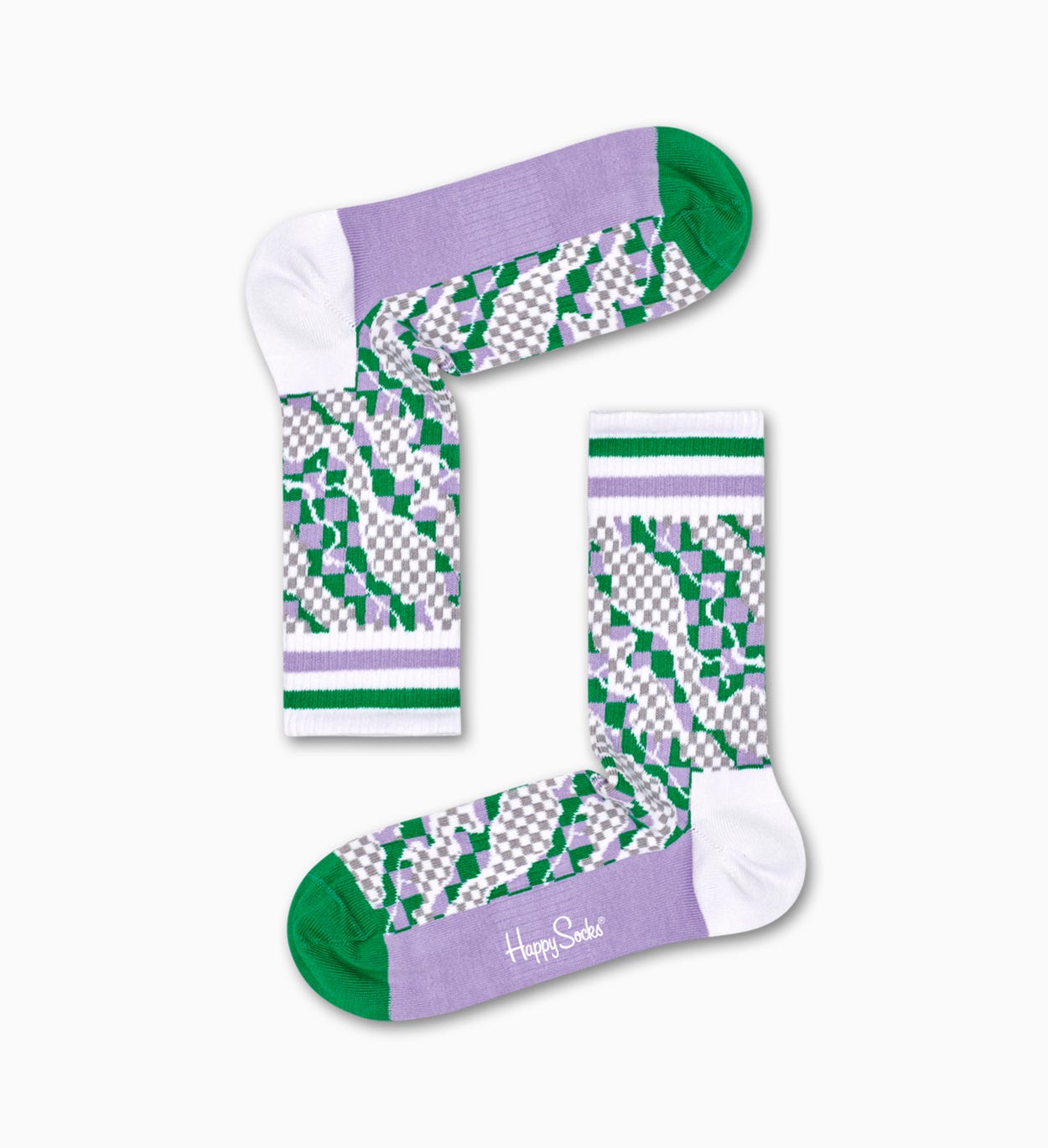 Lilafarbene Sportsocken: Workplace - ATHLETIC | Happy Socks