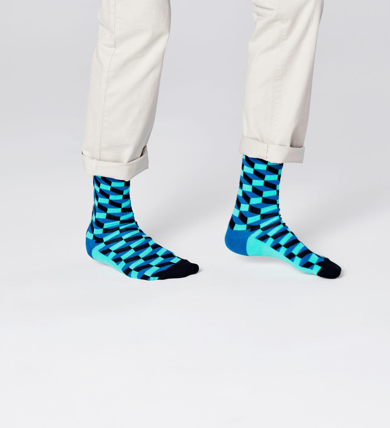 Filled Optic Socken, Blau | Happy Socks