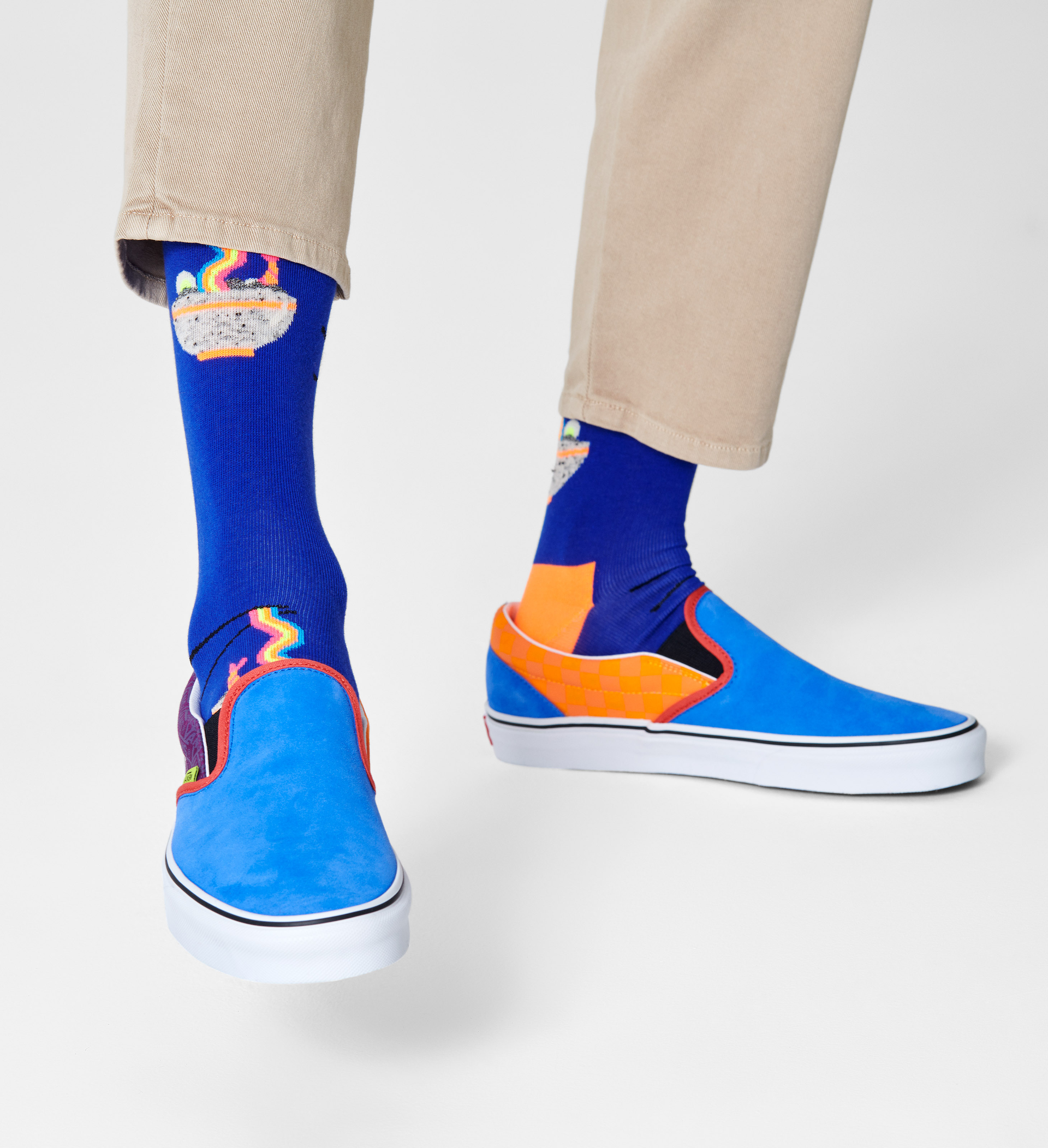 Rainbow Ramen Sock